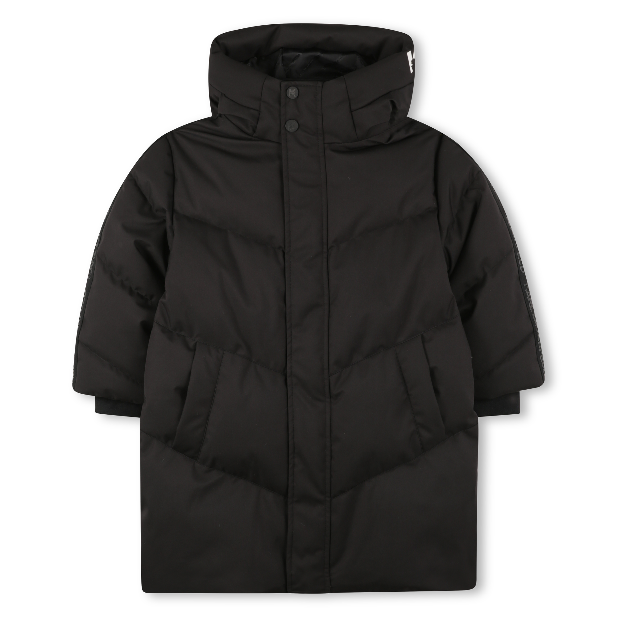 Karl+Lagerfeld+Kids+-+Doudoune+à+Capuche+-+Garcon+-+Taille+4+ans+-+Noir+-+Kids+Around