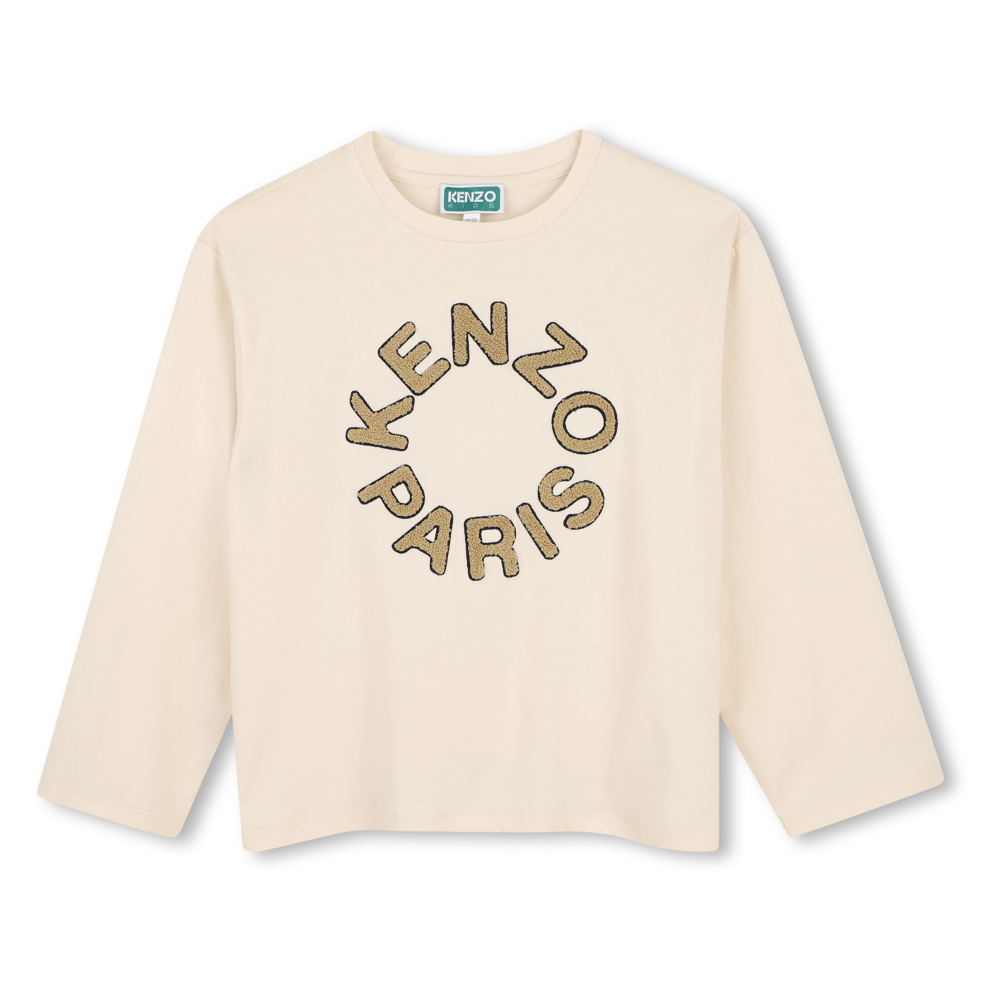 Kenzo Kids - Tee-shirt Manches Longues - Pale Trench - Unisexe - 2 Ans