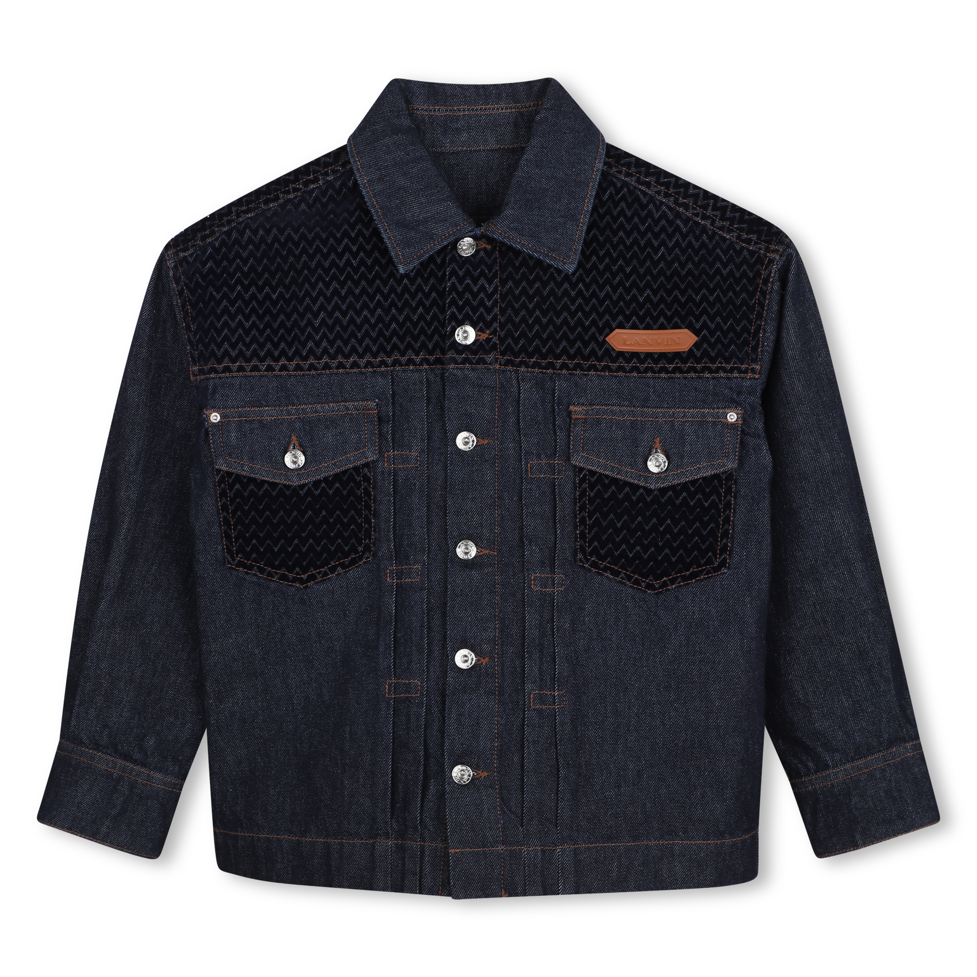 Lanvin - Sur-chemise - Denim Indigo Blue - Garçon - 10 Ans