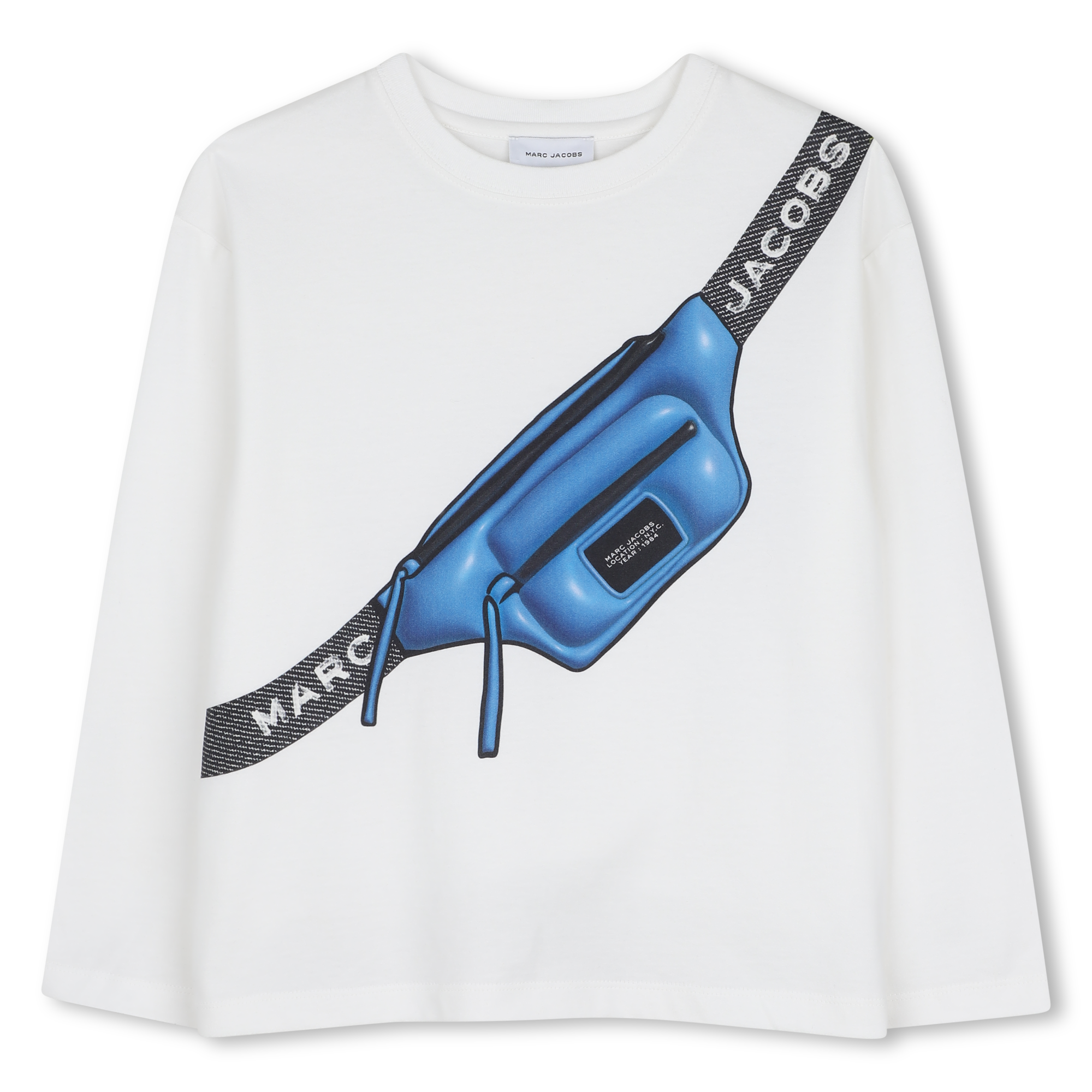 Marc Jacobs - Tee-shirt Manches Longues - Ivoire Pastel - Garçon - 8 Ans Marc Jacobs - Tee-shirt Manches Longues - Ivoire Pastel - Garçon - 8 Ans