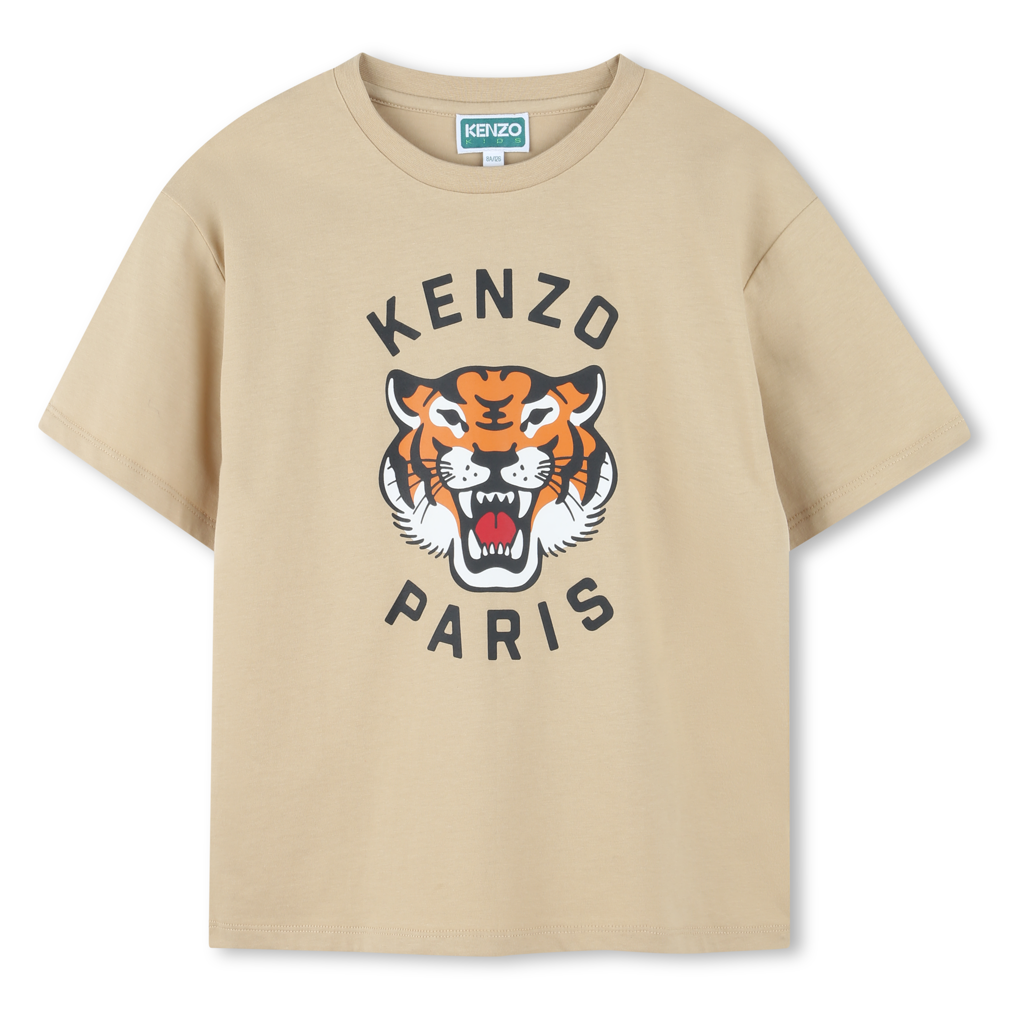 Kenzo Kids - Tee-shirt À Manches Courtes - Sand - Unisexe - 2 Ans