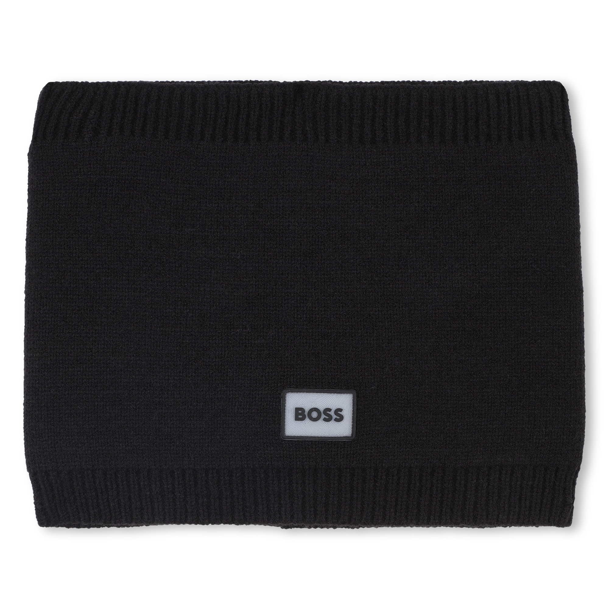 Boss - Tour De Cou Double Épaisseur - Black - Garçon - Taille T3