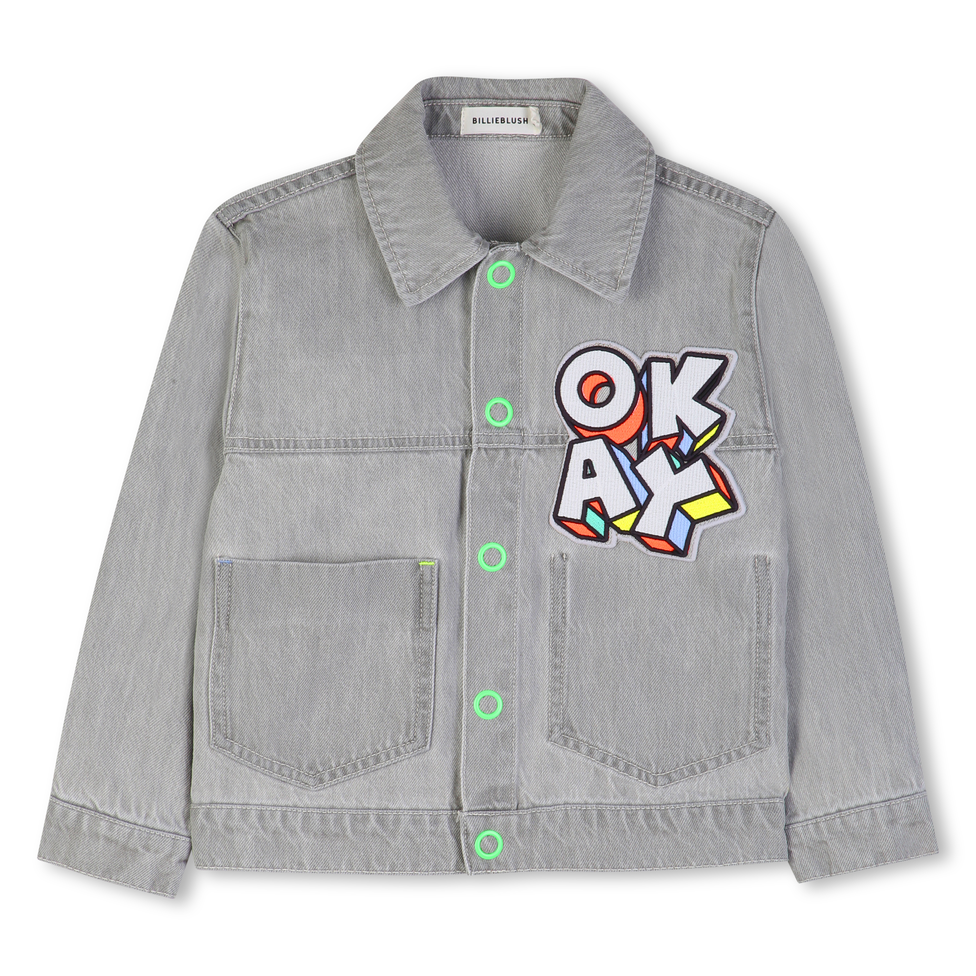 Billieblush - Veste En Jean - Denim Grey - Garçon - 8 Ans