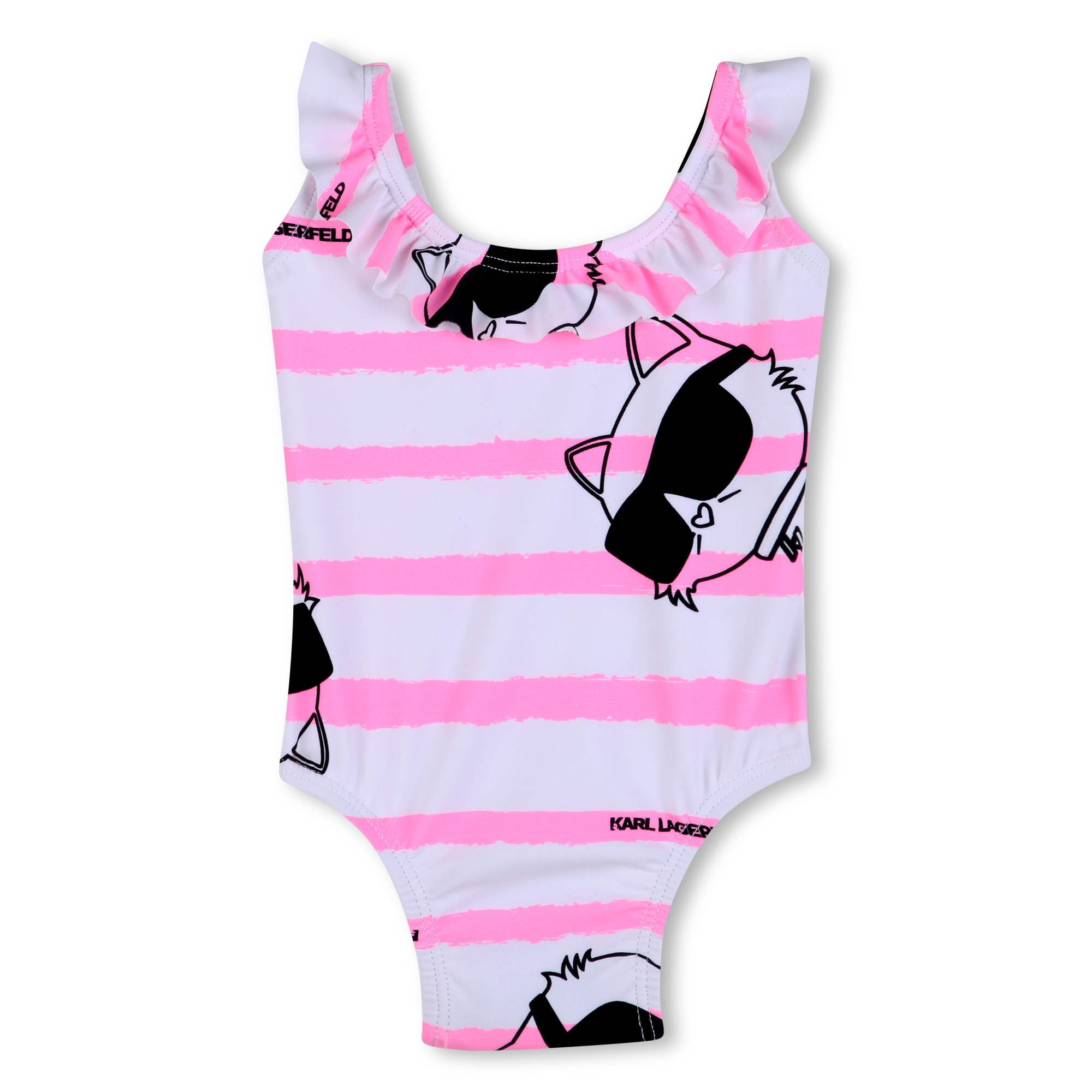 Karl Lagerfeld Kids - Maillot De Bain 1 Piece - Milk - Fille - 4 Ans
