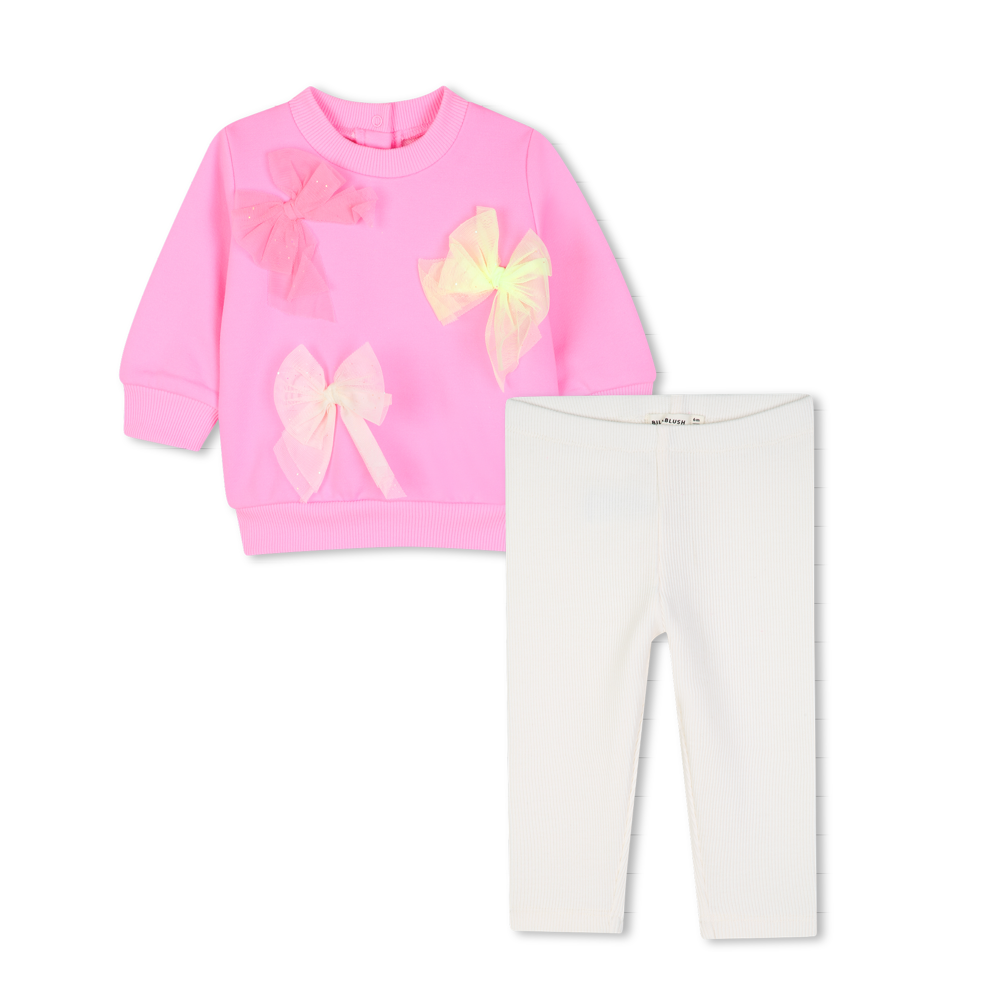 Billieblush - Ensemble Sweat-shirt Et Legging - Malabar - Fille - 9 Mois