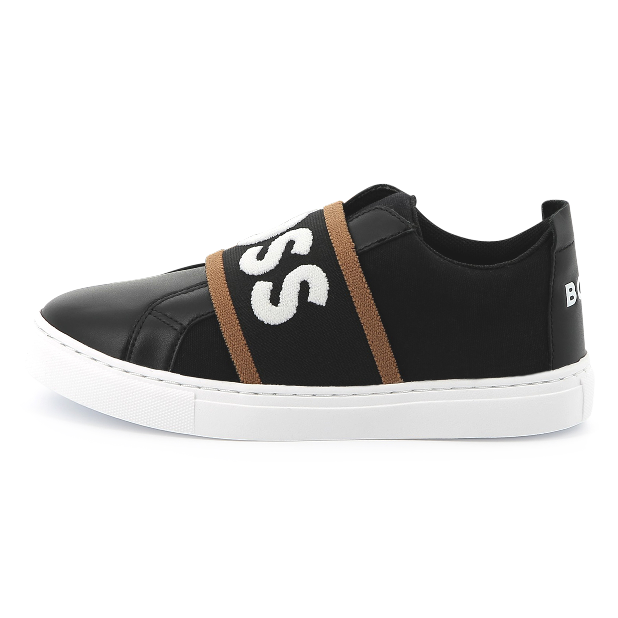 Boss - Baskets Élastiquées Bimatières - Black - Garçon - Taille 36