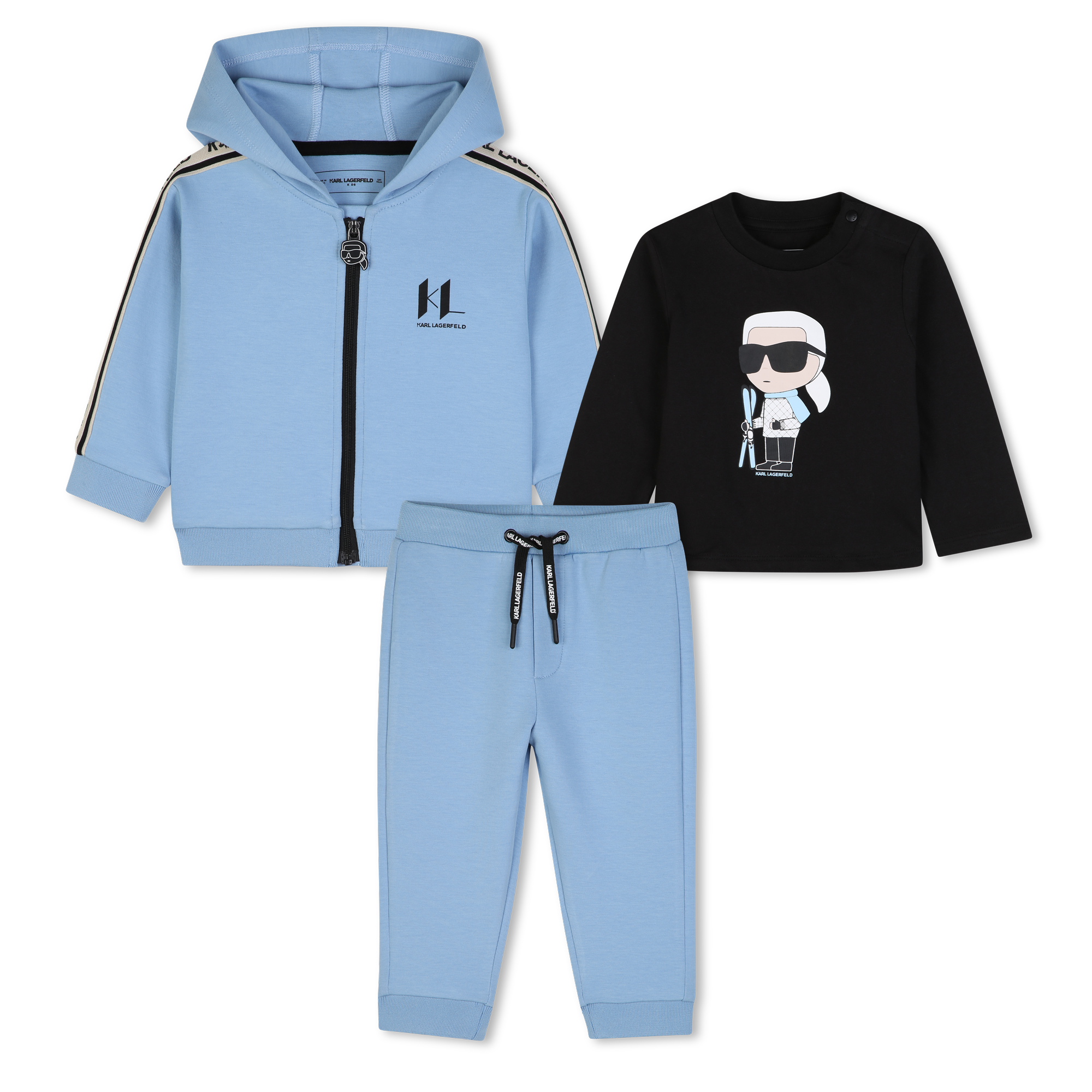 Karl Lagerfeld Kids - Ensemble Jogging - Bleu Acidule - Garçon - 12 Mois