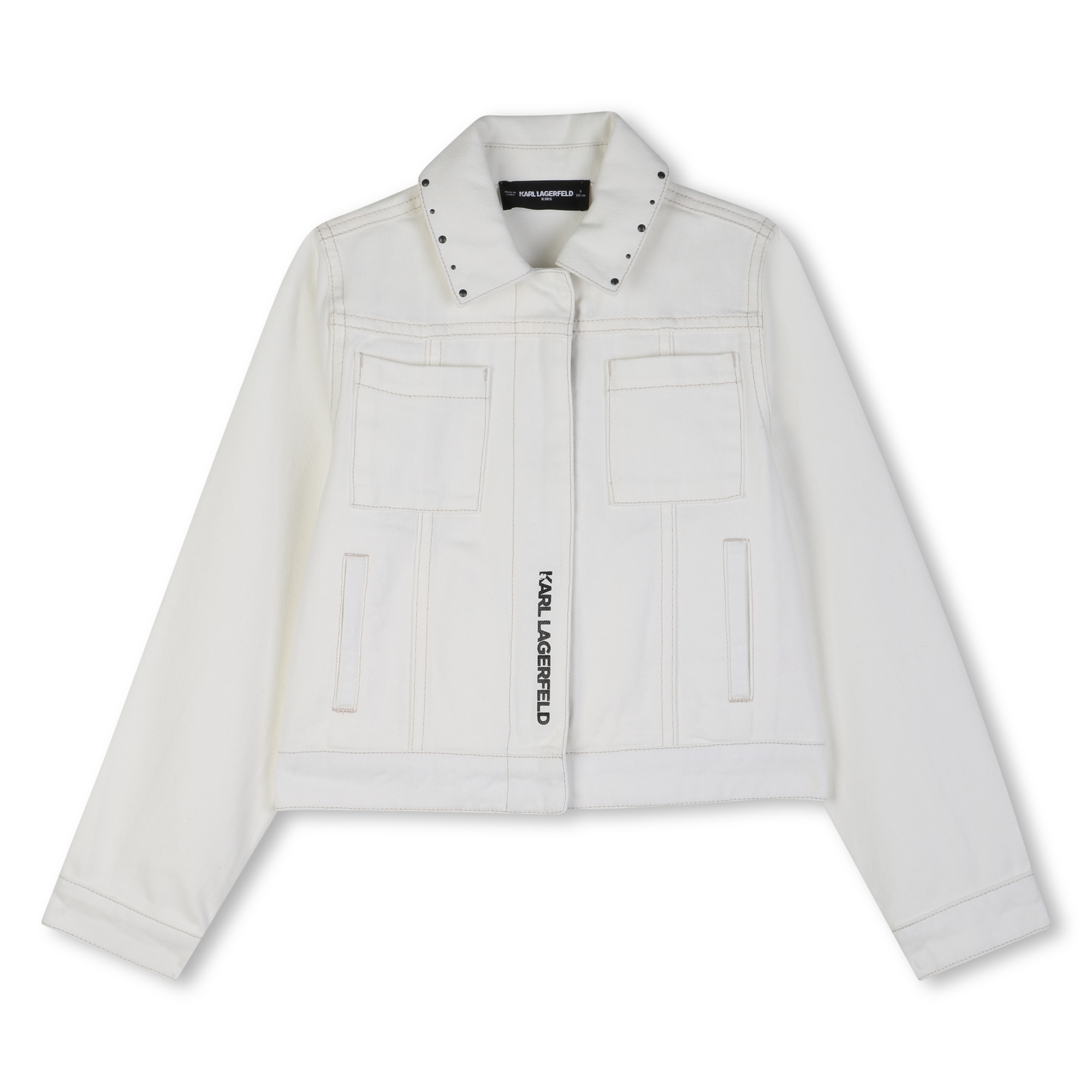 Karl Lagerfeld Kids - Veste Zippée - Milk - Fille - 4 Ans