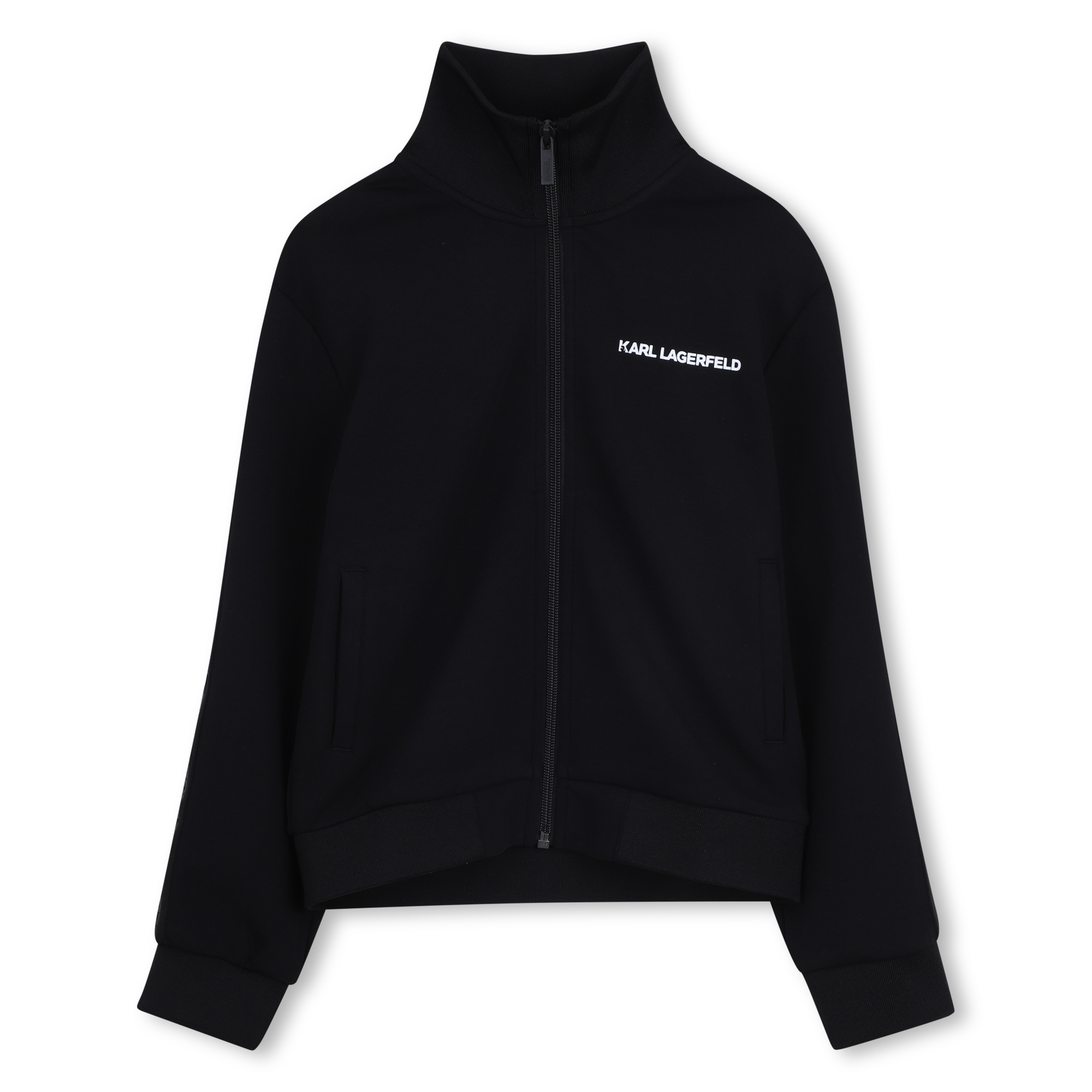 Karl Lagerfeld Kids - Sweat Zippé À Capuche - Black - Garçon - 5 Ans