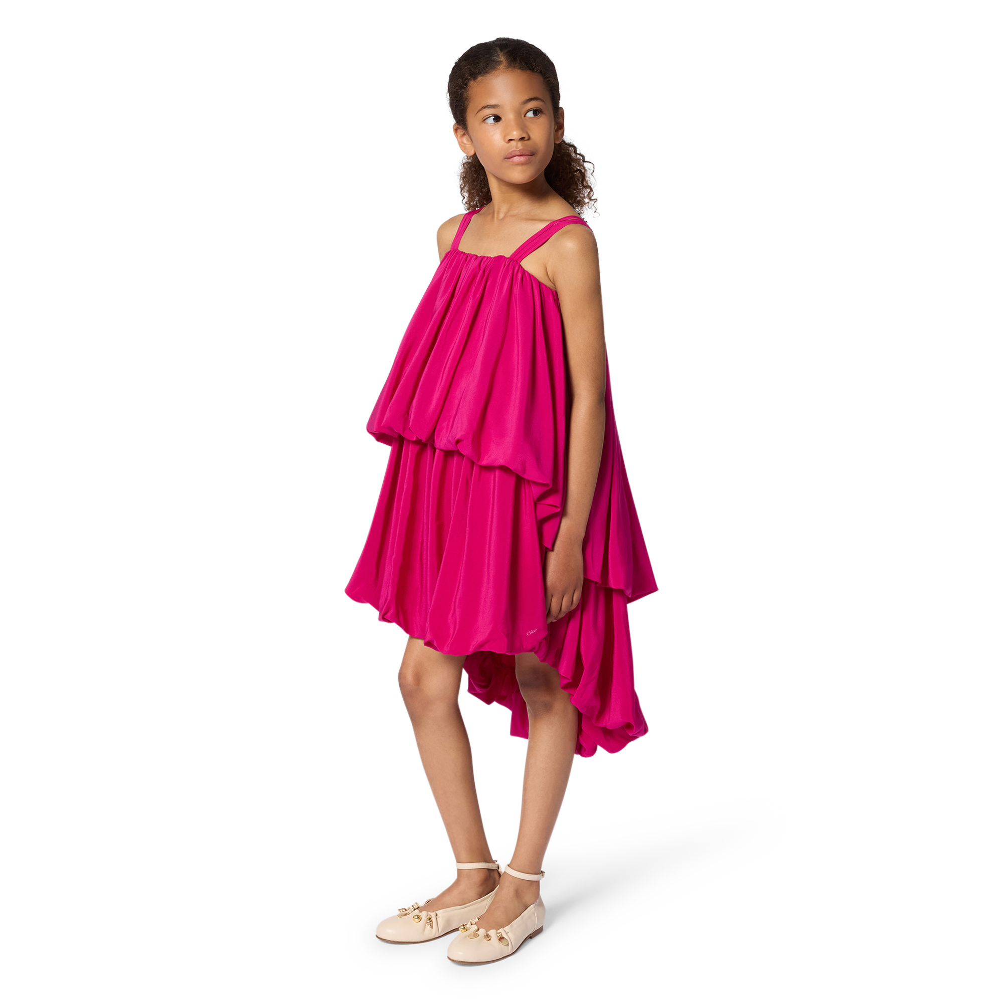 Chloe - Robe Asymétrique - Very Fushia - Fille - 8 Ans Chloe - Robe Asymétrique - Very Fushia - Fille - 8 Ans