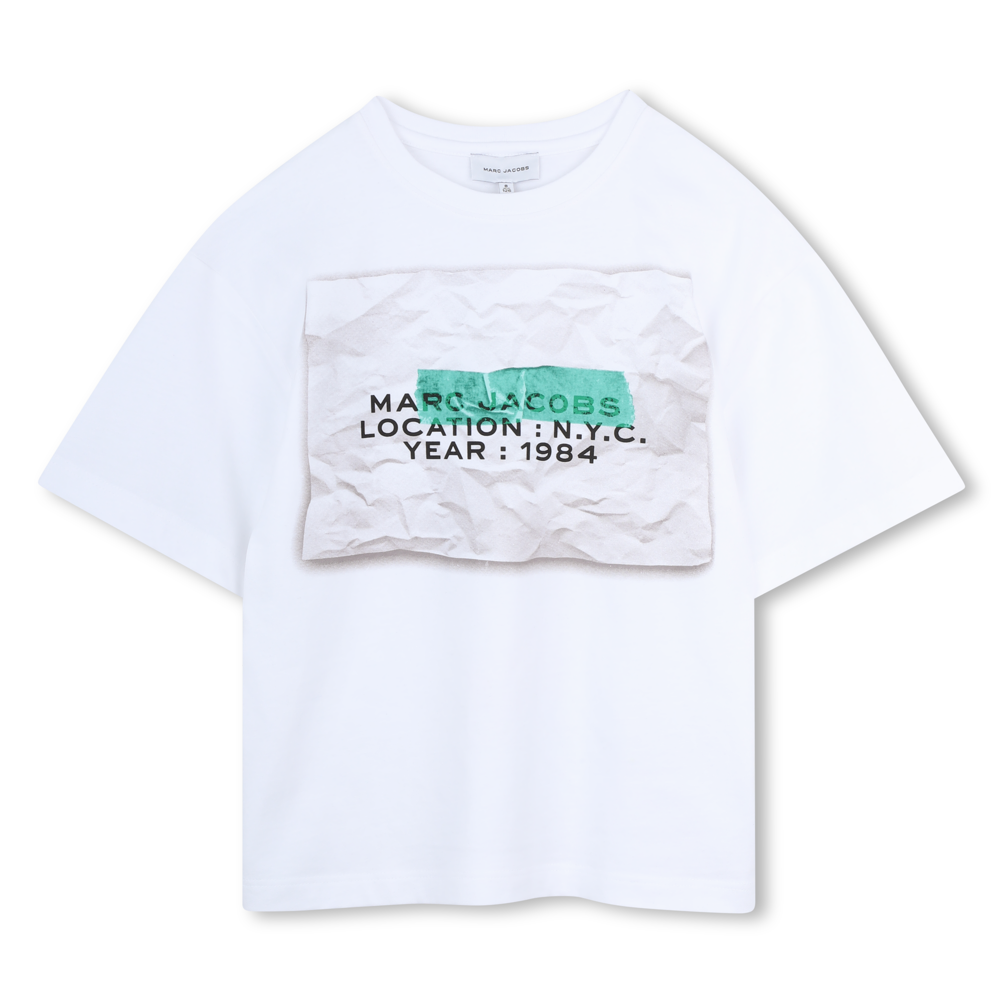 Marc Jacobs - Tee-shirt À Manches Courtes - Vert Blanc - Garçon - 2 Ans