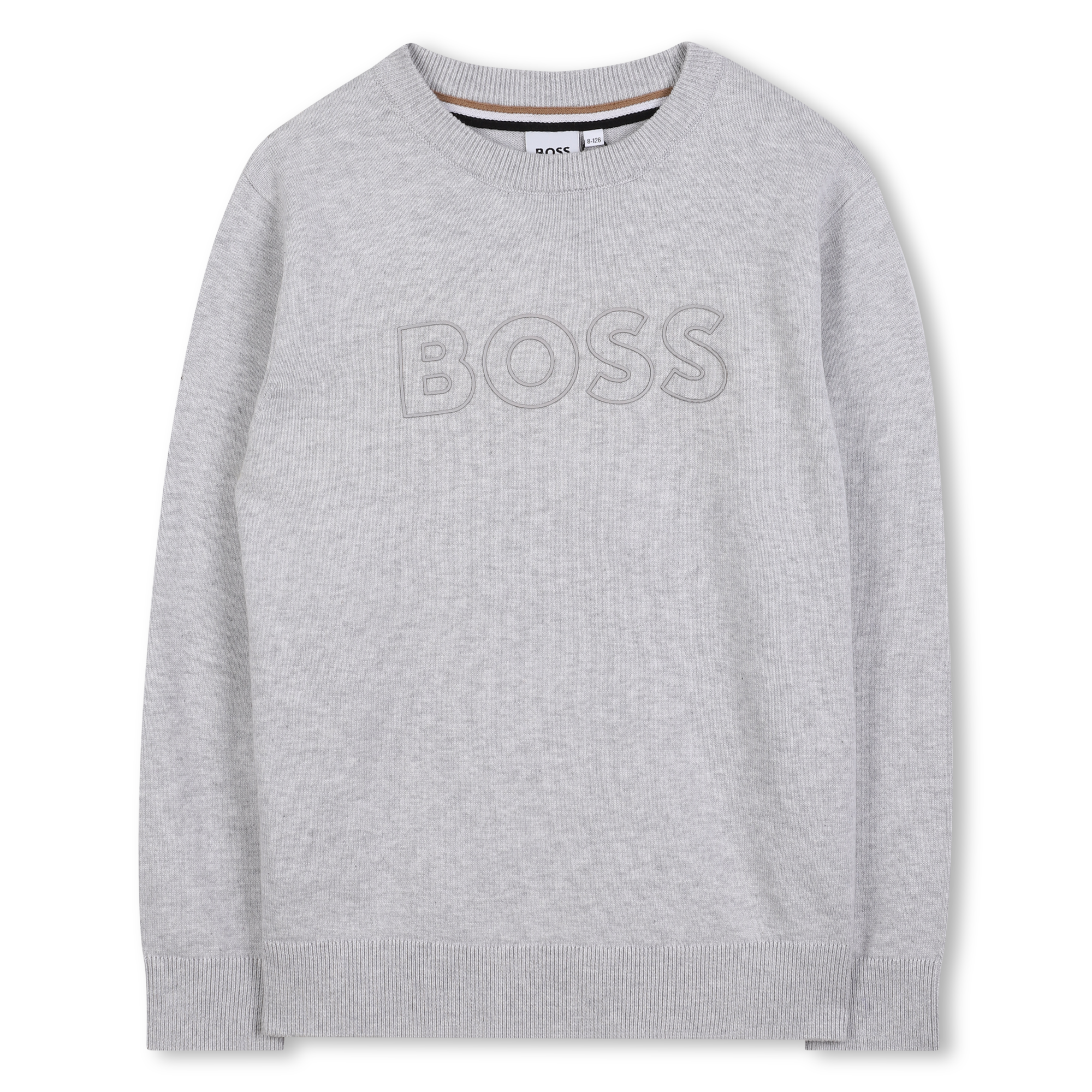Boss - Pull Manches Longues - Gris Chine - Garçon - 5 Ans