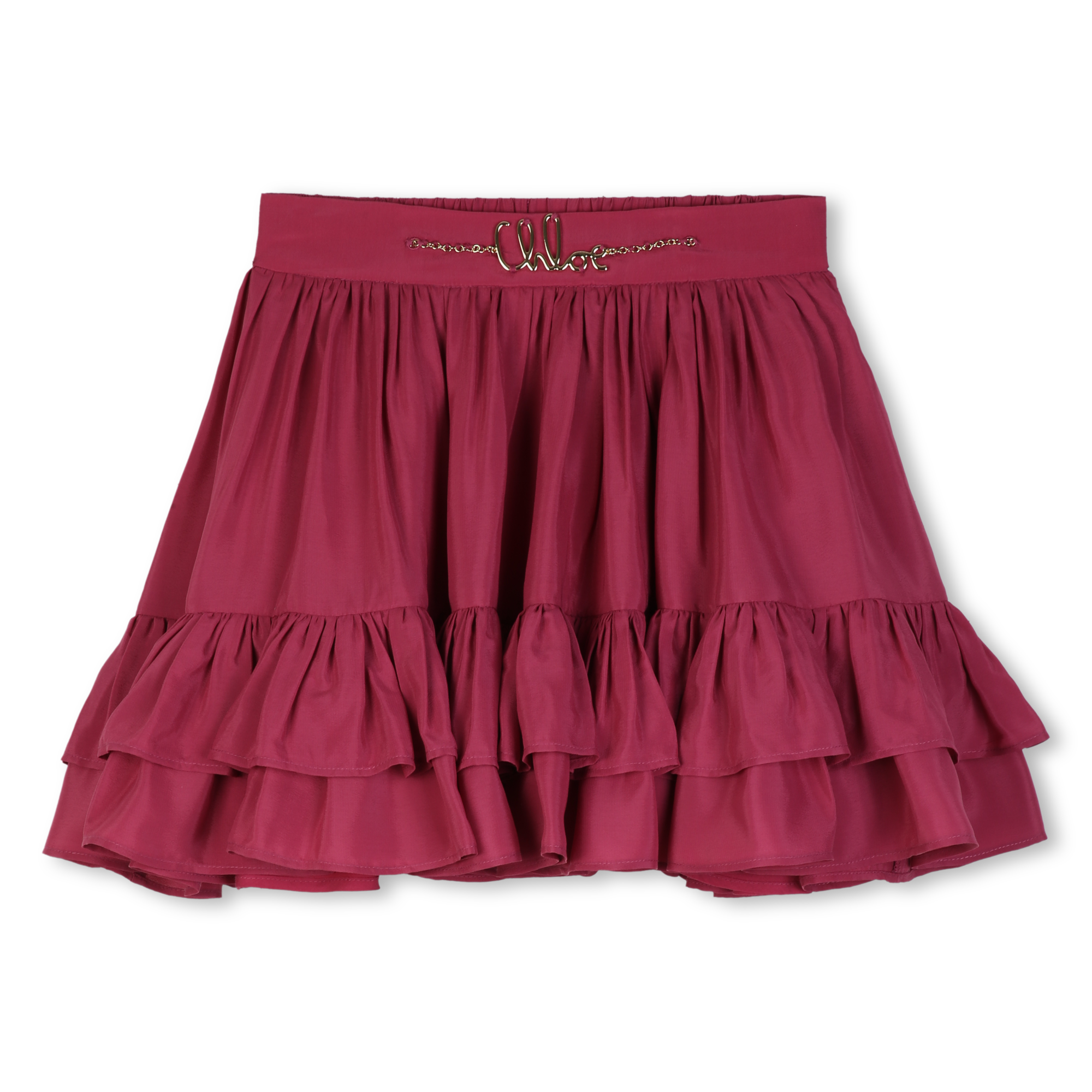 Chloe - Jupe À Volants - Rose Framboise - Fille - 6 Ans