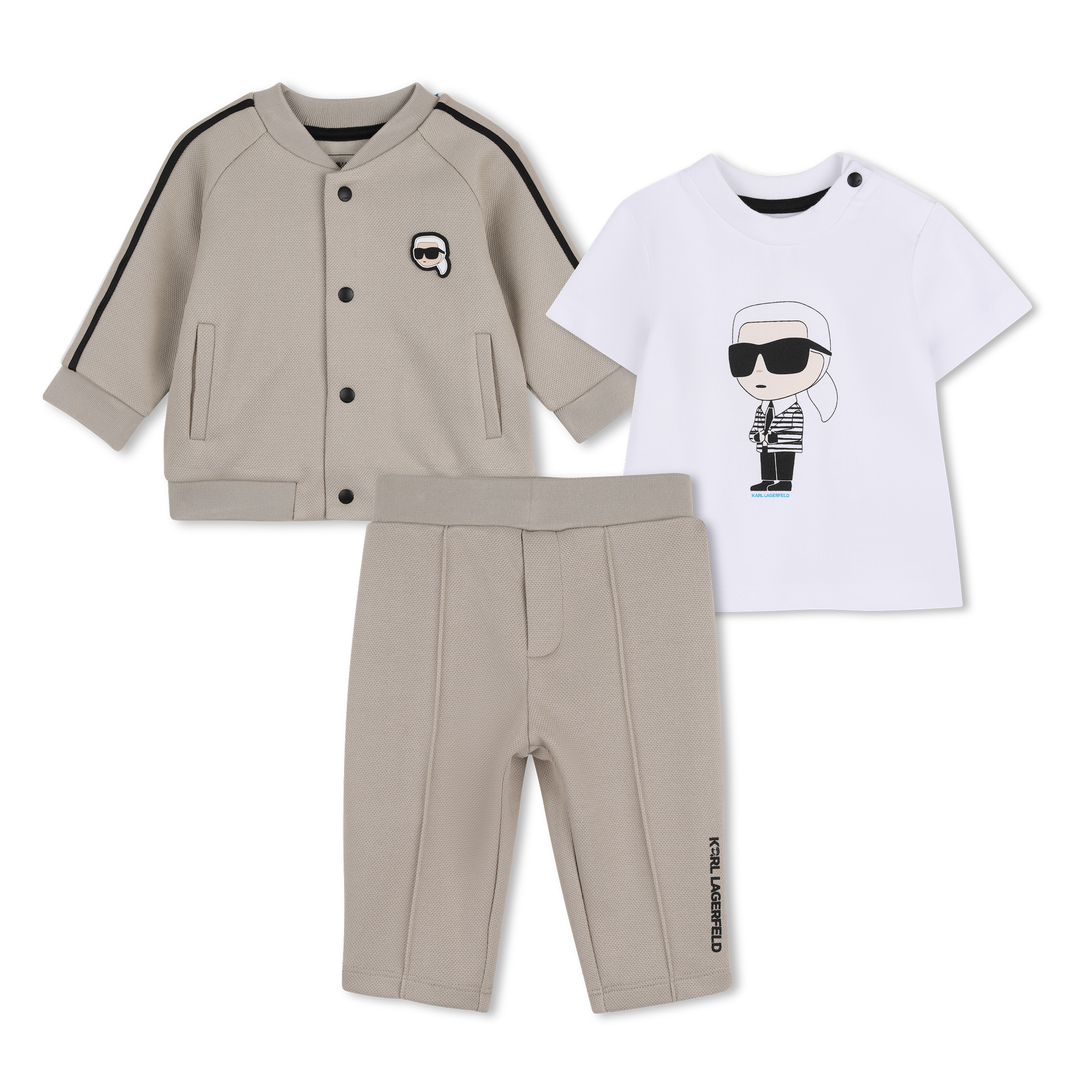 Karl Lagerfeld Kids - Ensemble De Jogging - Chanvre - Garçon - 12 Mois