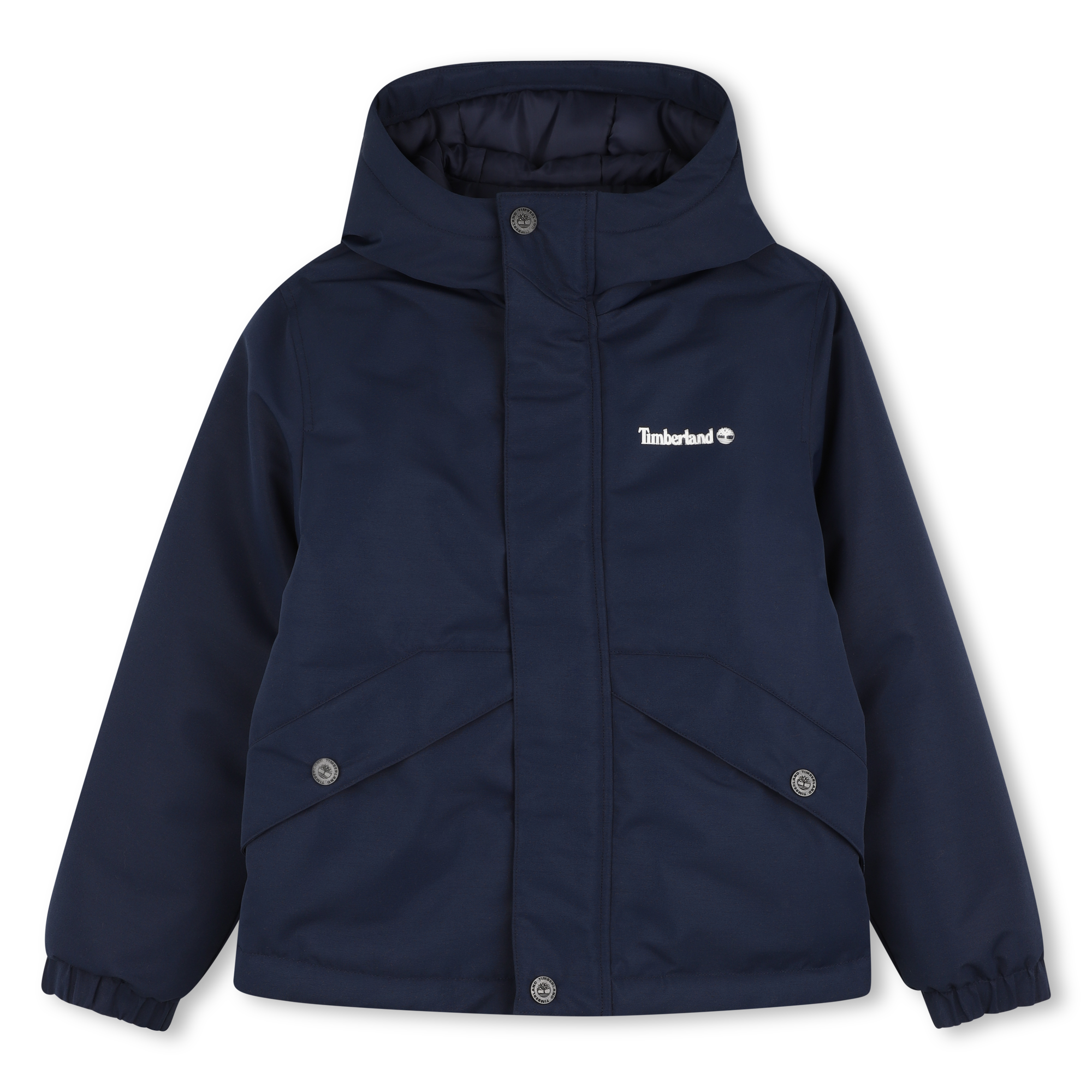 Timberland - Parka À Capuche - Bleu Cargo - Garçon - 16 Ans