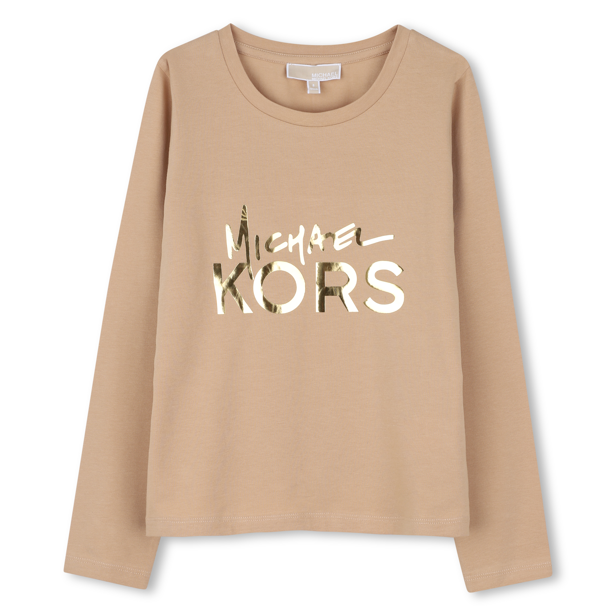 Michael Kors - Tee-shirt Manches Longues - Caramel - Fille - 2 Ans