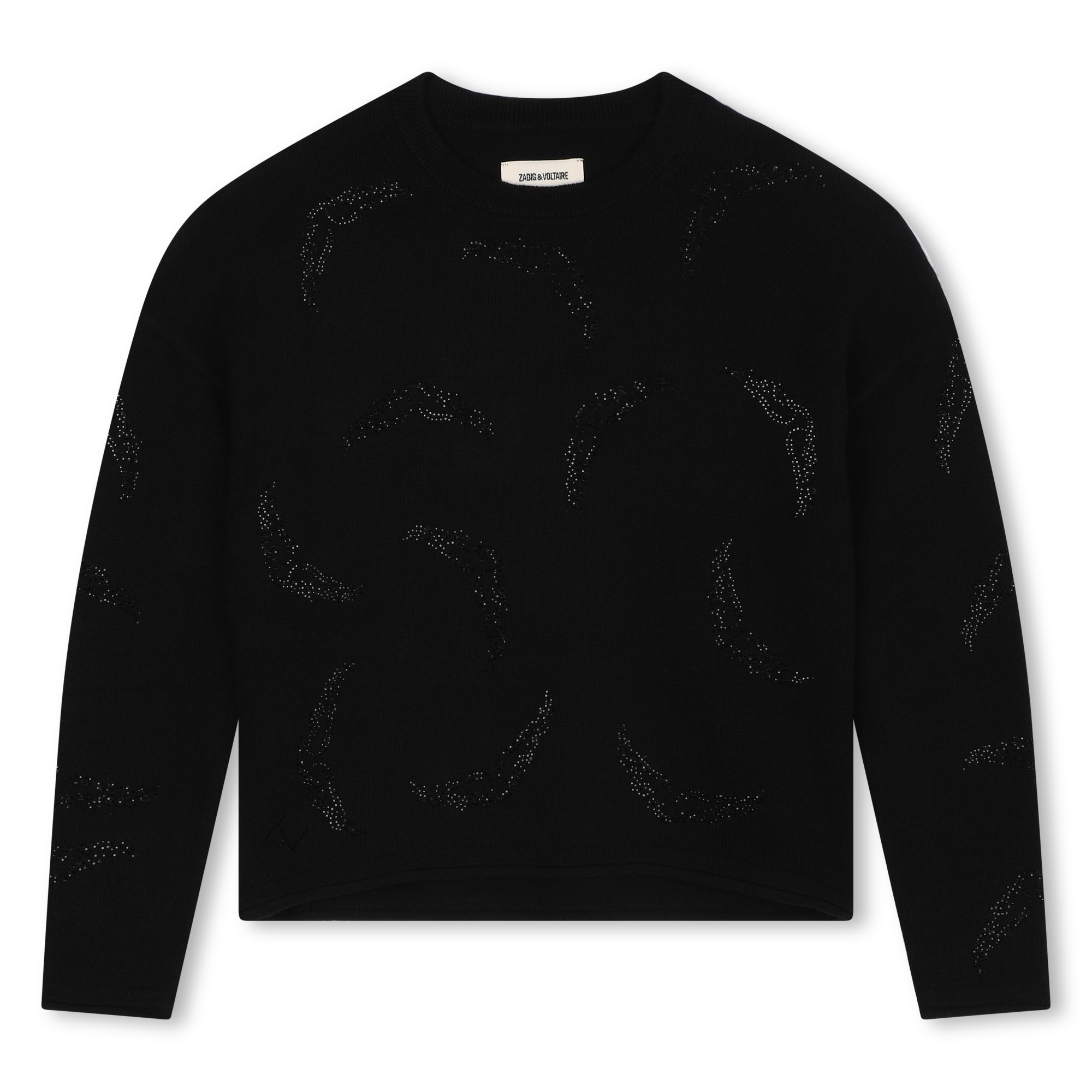 Pull Zadig & Voltaire Coton Motif Flamme - Taille S - Occasion Très Bon état