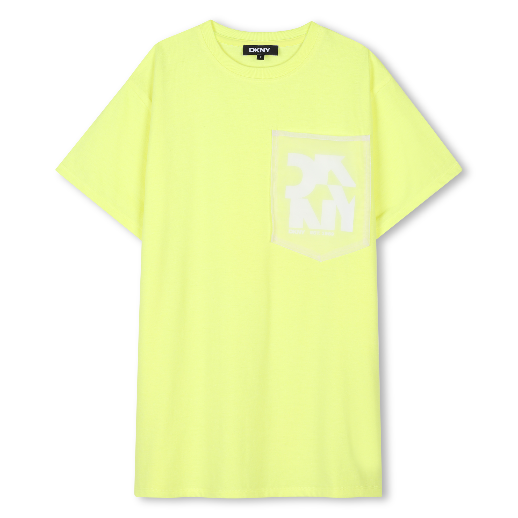 Dkny - Robe T-shirt À Manches Courtes - Citrus - Fille - 6 Ans