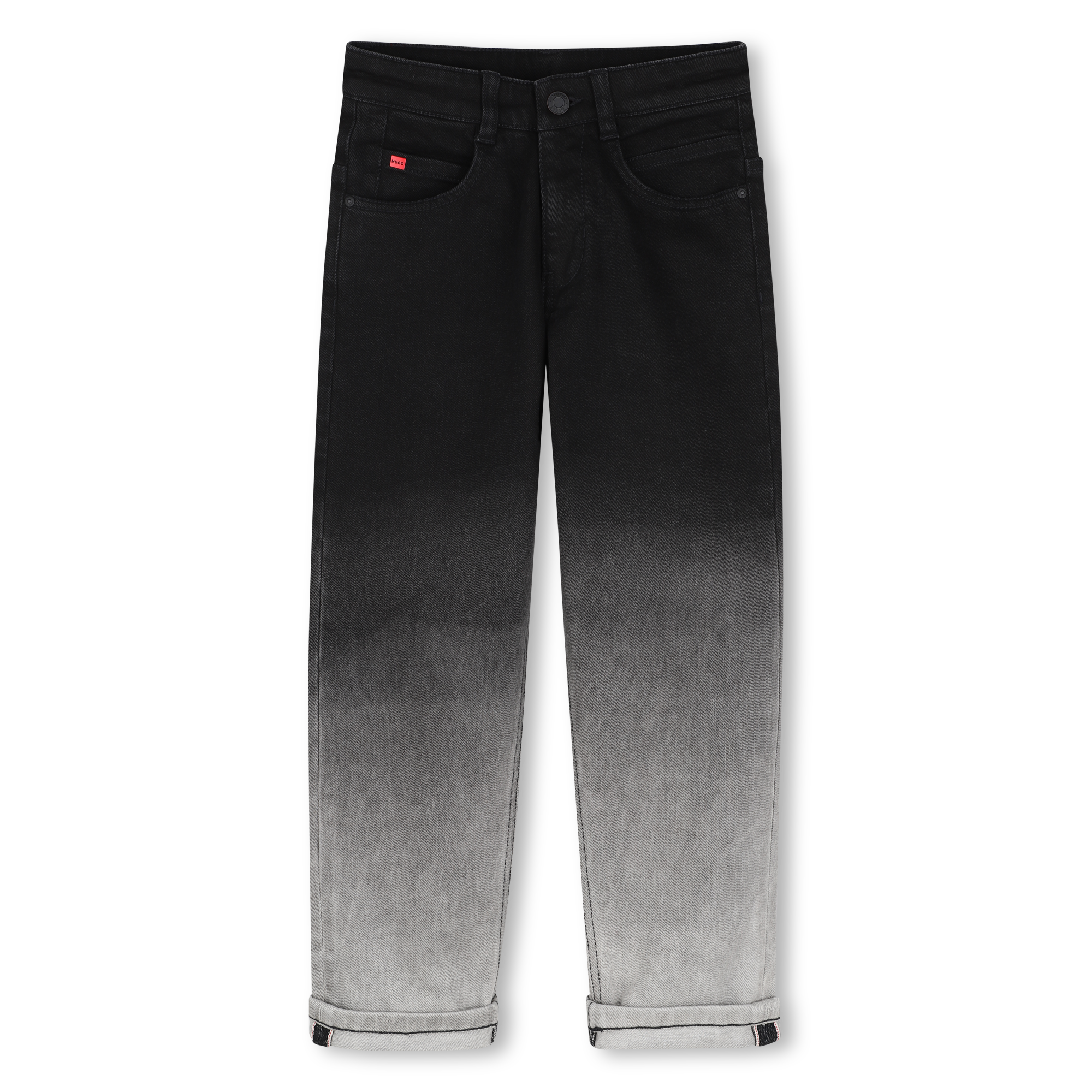 Hugo - Pantalon En Denim - Z21 Denim Black Lave - Garçon - 4 Ans