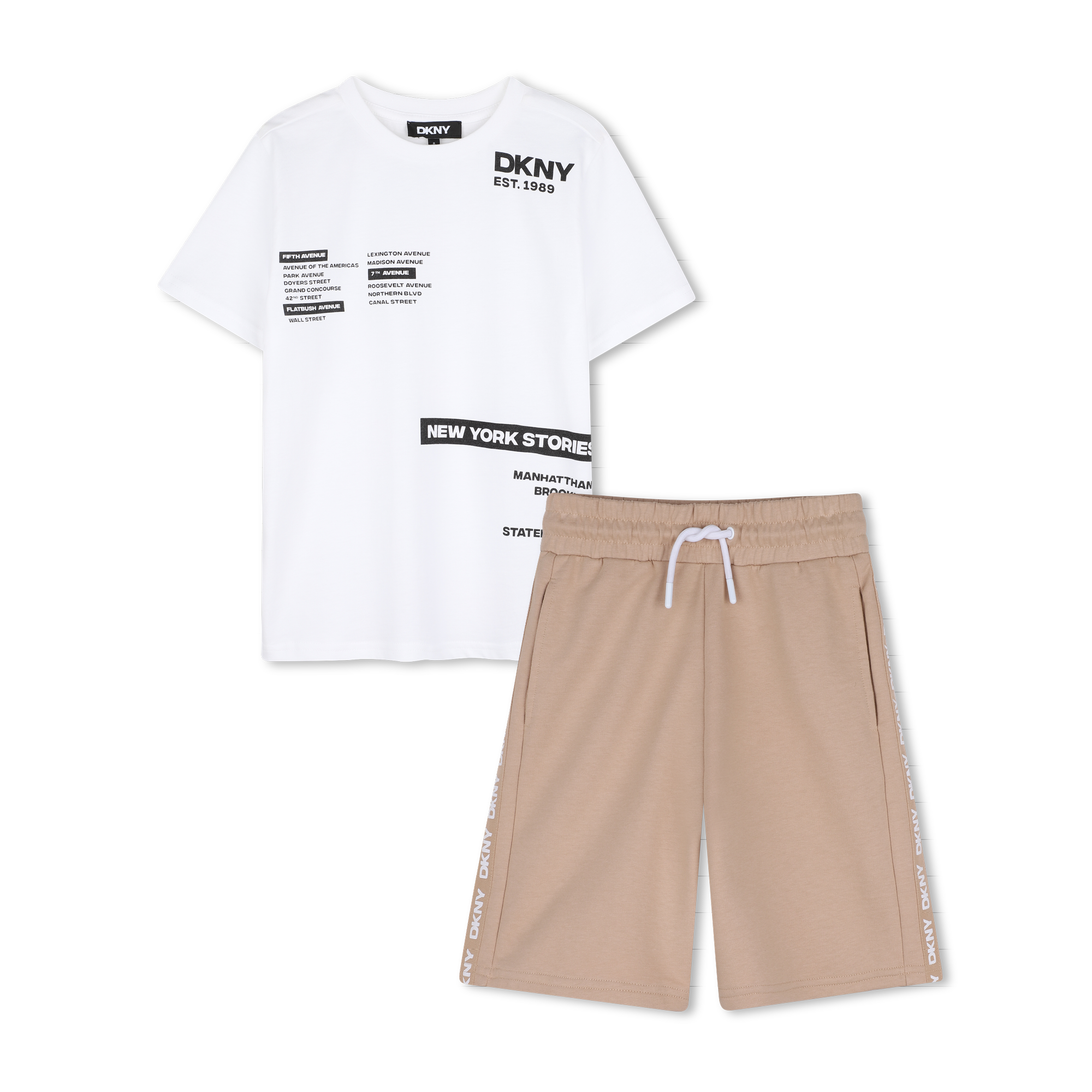 Dkny - Ensemble Tee-shirt Et Bermuda - New Classic - Garçon - 16 Ans