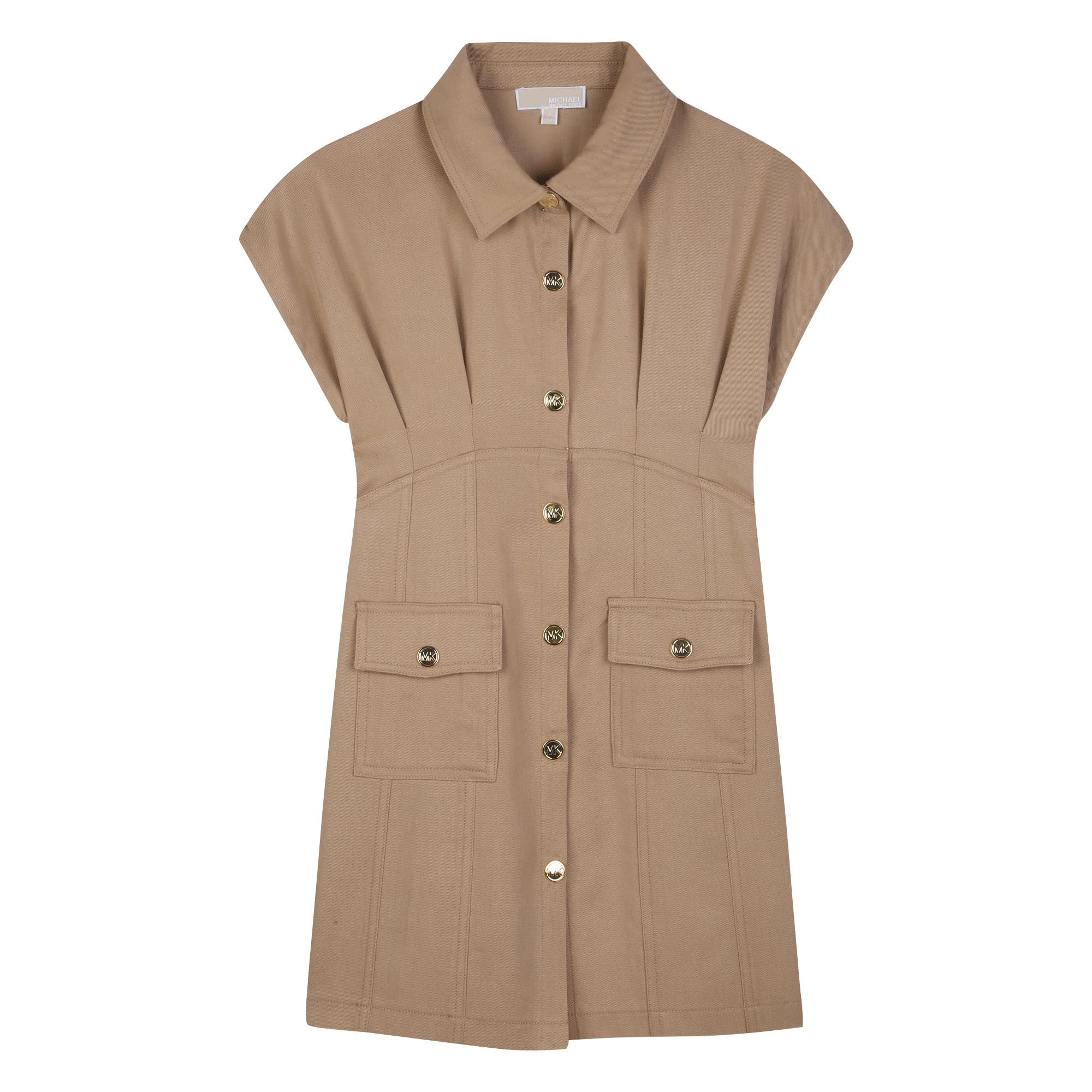 Michael Kors - Robe À Manches Courtes - Chamois - Fille - 12 Ans