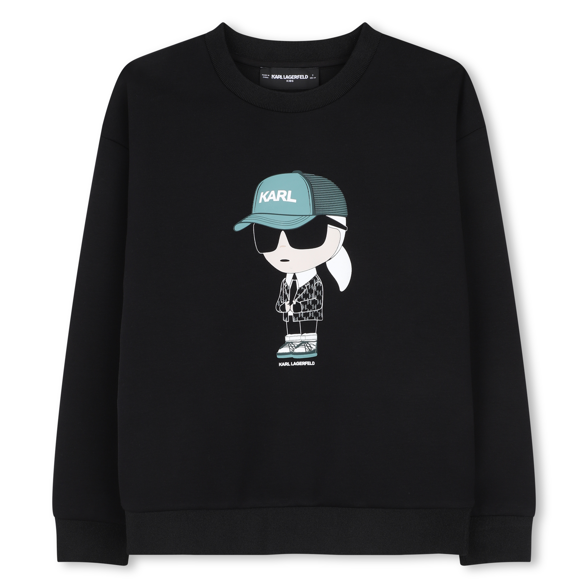 Karl Lagerfeld Kids - Sweat-shirt - Black - Garçon - 12 Ans