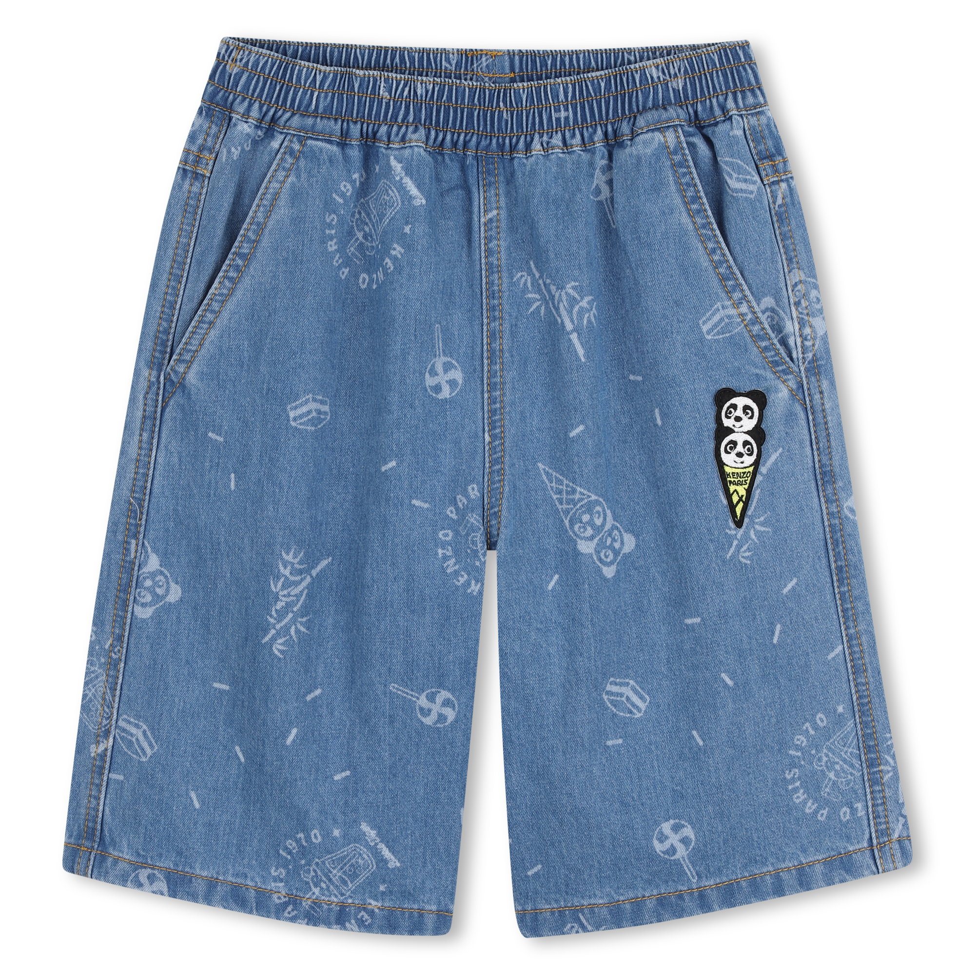 Kenzo Kids - Bermuda En Jean - Laser - Garçon - 5 Ans