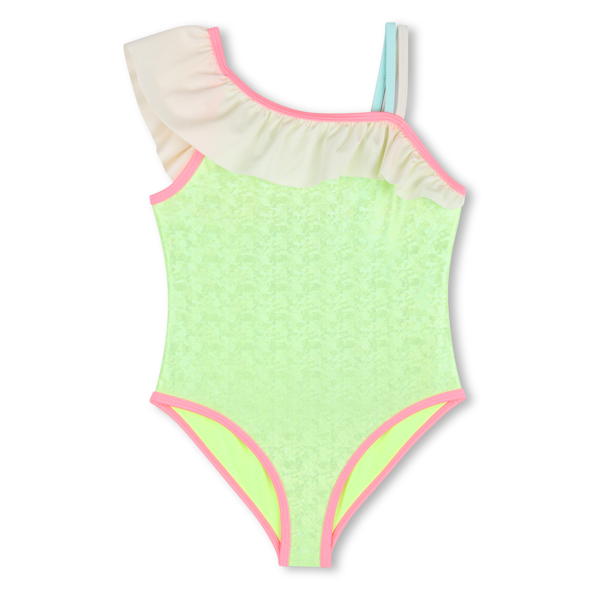 Billieblush - Maillot De Bain 1 Pièce - Green Lemon - Fille - 5 Ans