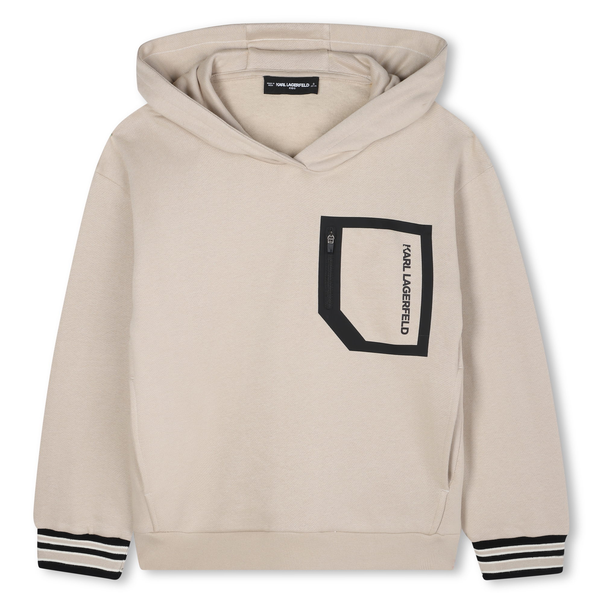 Karl Lagerfeld Kids - Sweat-shirt À Capuche - Chanvre - Garçon - 14 Ans