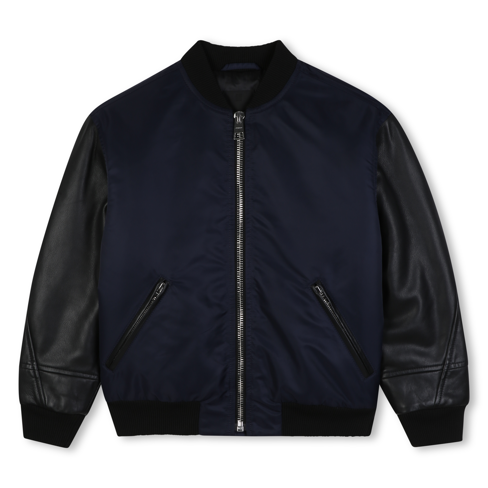 Givenchy - Blouson Bi Couleur - Bleu Nuit - Garçon - 8 Ans Givenchy - Blouson Bi Couleur - Bleu Nuit - Garçon - 8 Ans