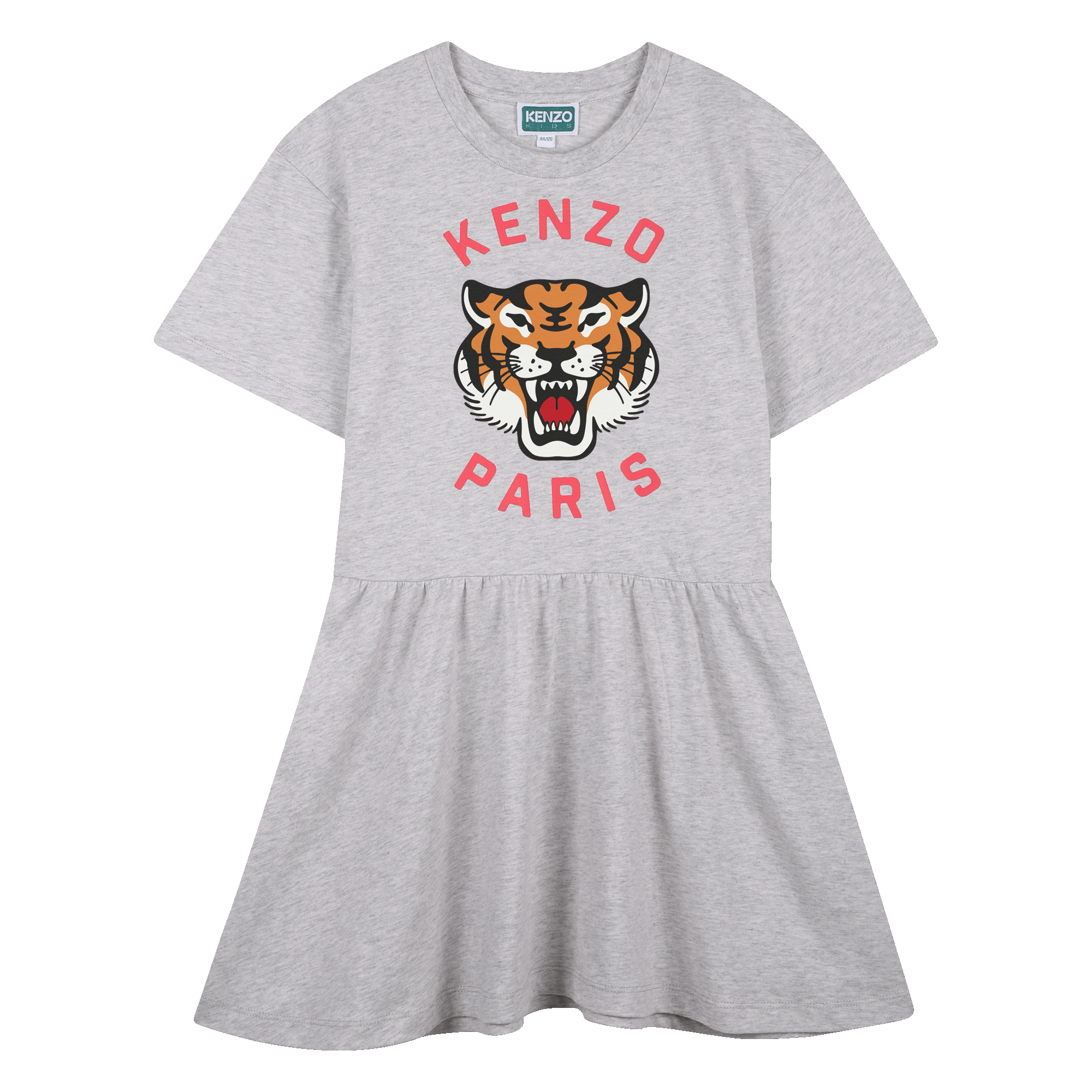 Kenzo Kids - Robe Imprimée - Gris Chine Clair - Fille - 14 Ans Kenzo Kids - Robe Imprimée - Gris Chine Clair - Fille - 14 Ans
