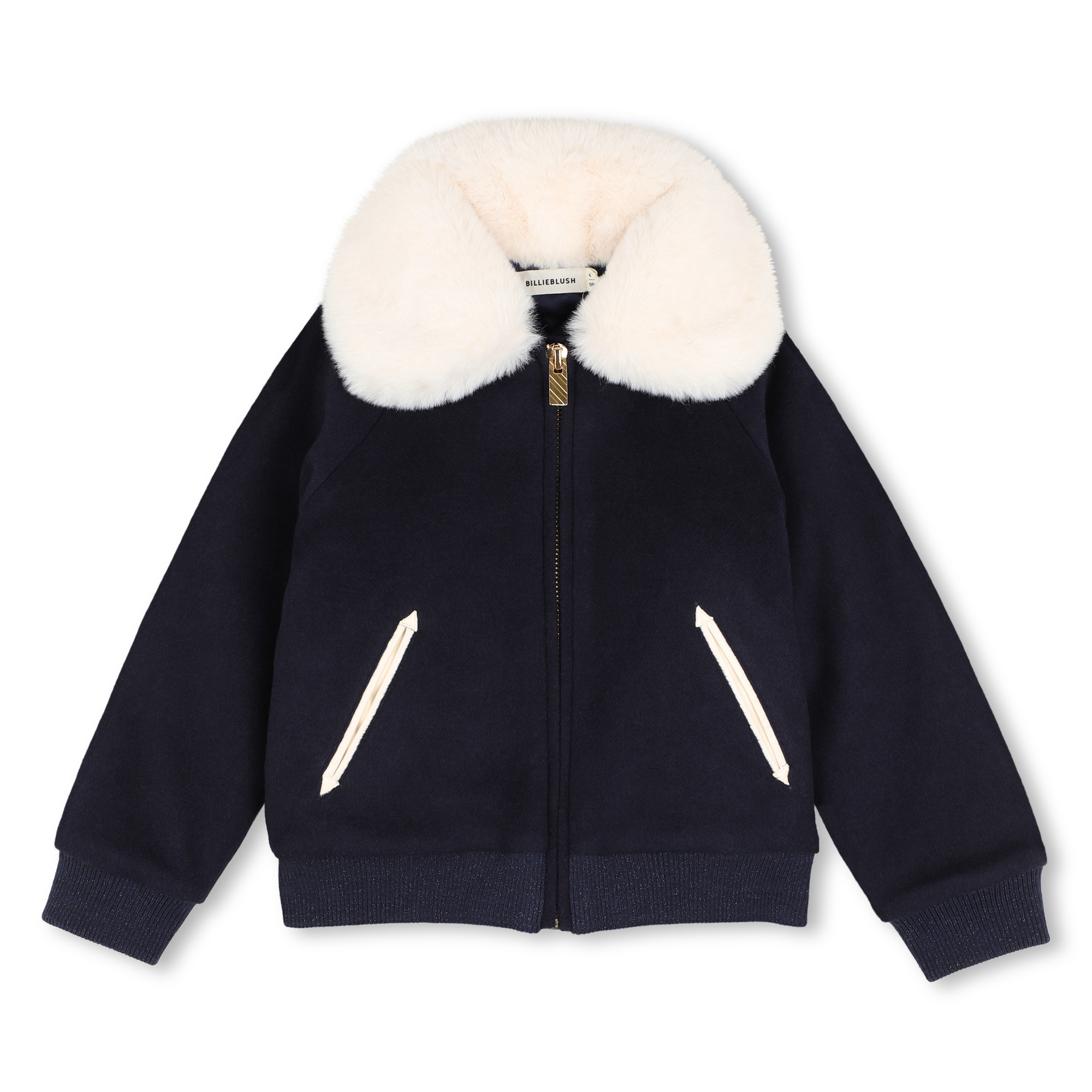 Billieblush - Blouson Avec Col - Indigo Blue - Fille - 5 Ans