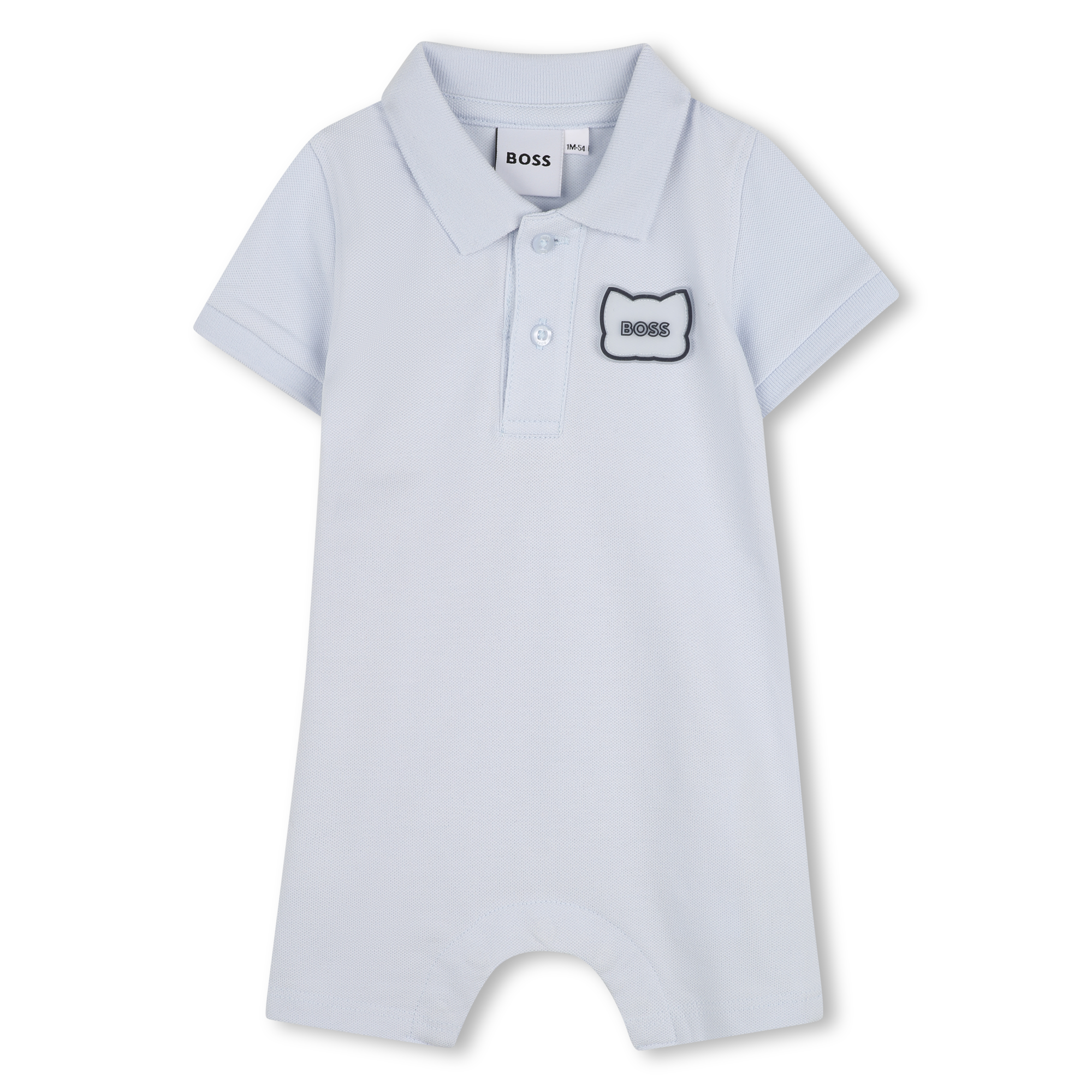 Boss - Combishort À Boutons - Ciel - Garçon - 18 Mois