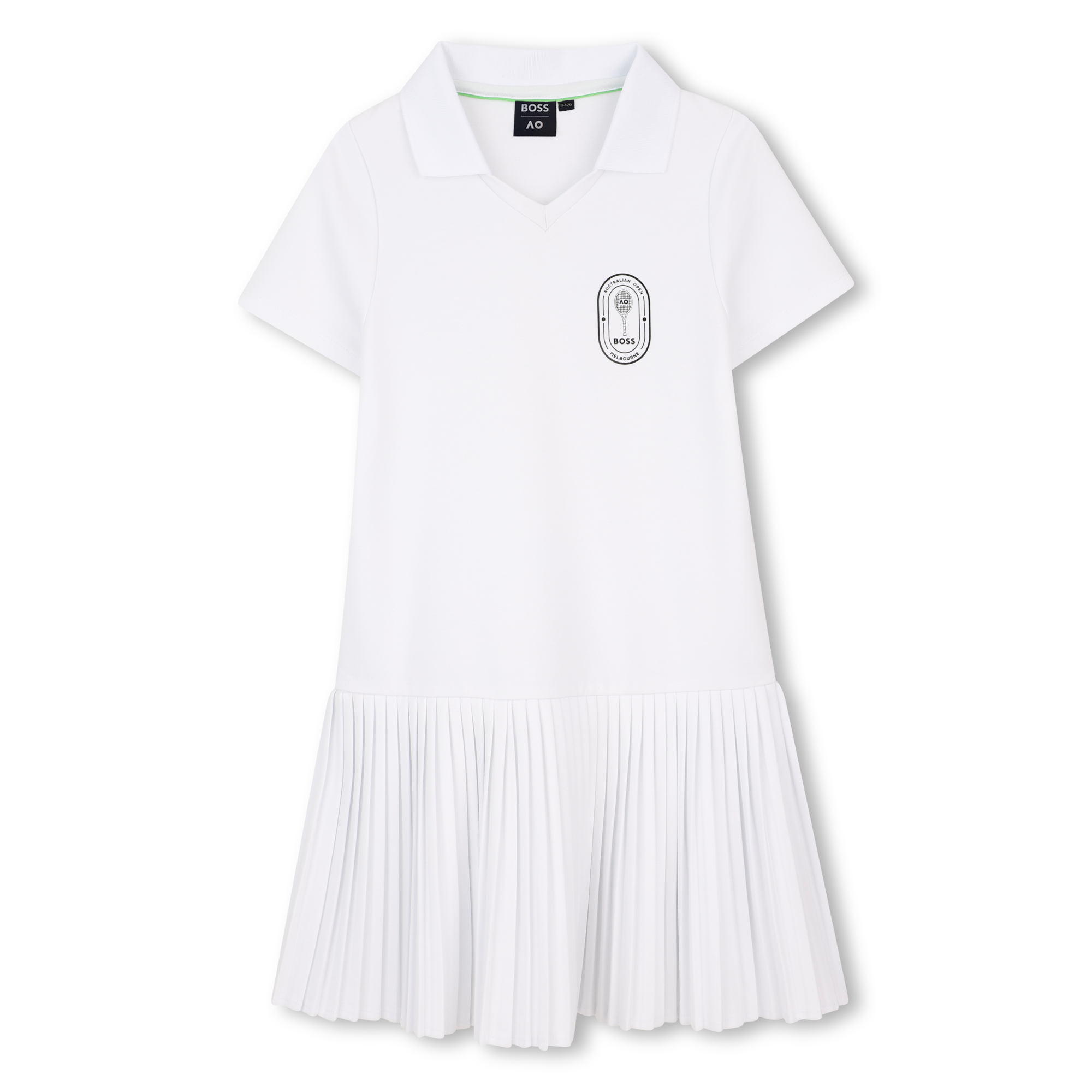 Boss - Robe Polo - Blanc - Fille - 6 Ans Boss - Robe Polo - Blanc - Fille - 6 Ans