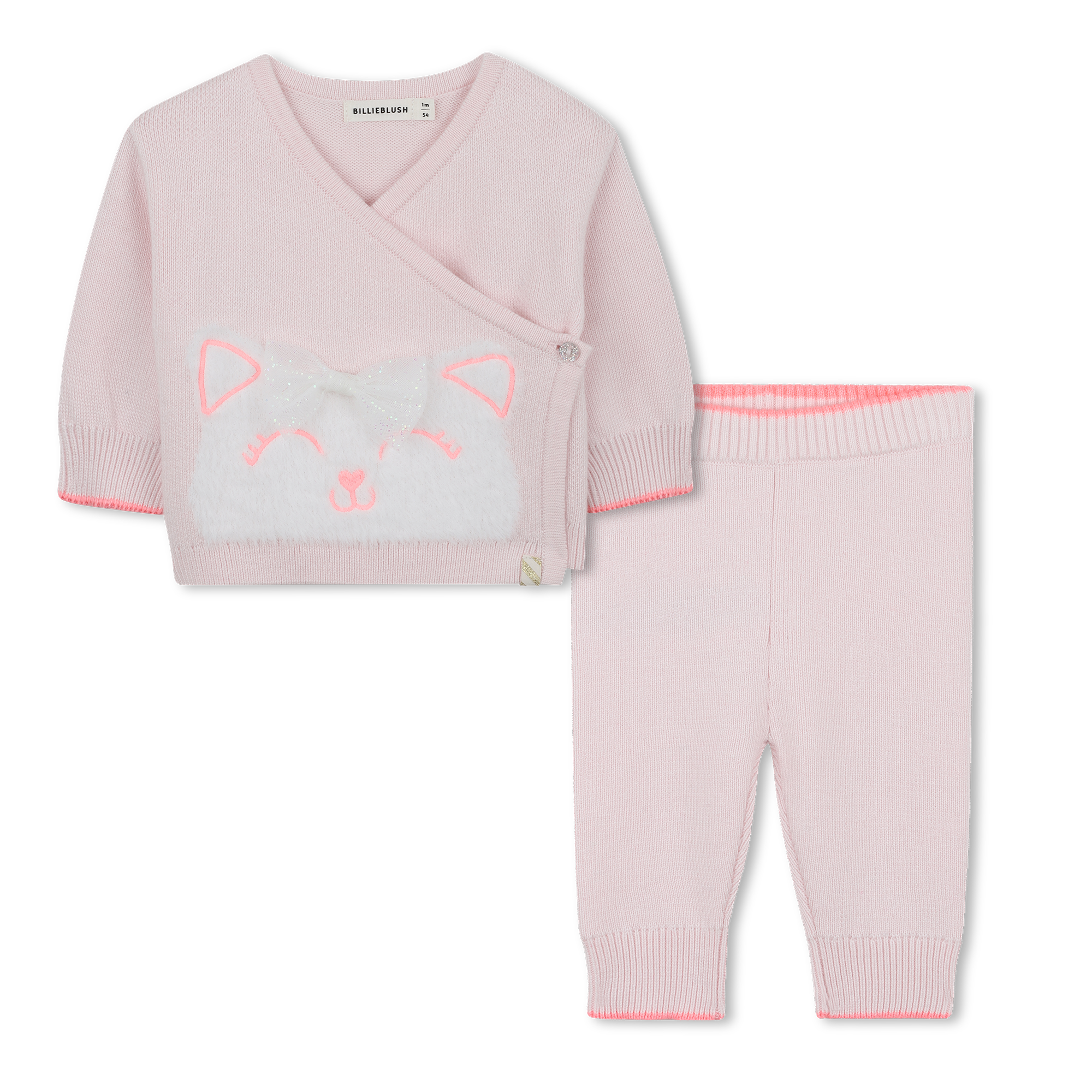 Billieblush - Ensemble Cardigan Et Legging - Etamine - Fille - 12 Mois