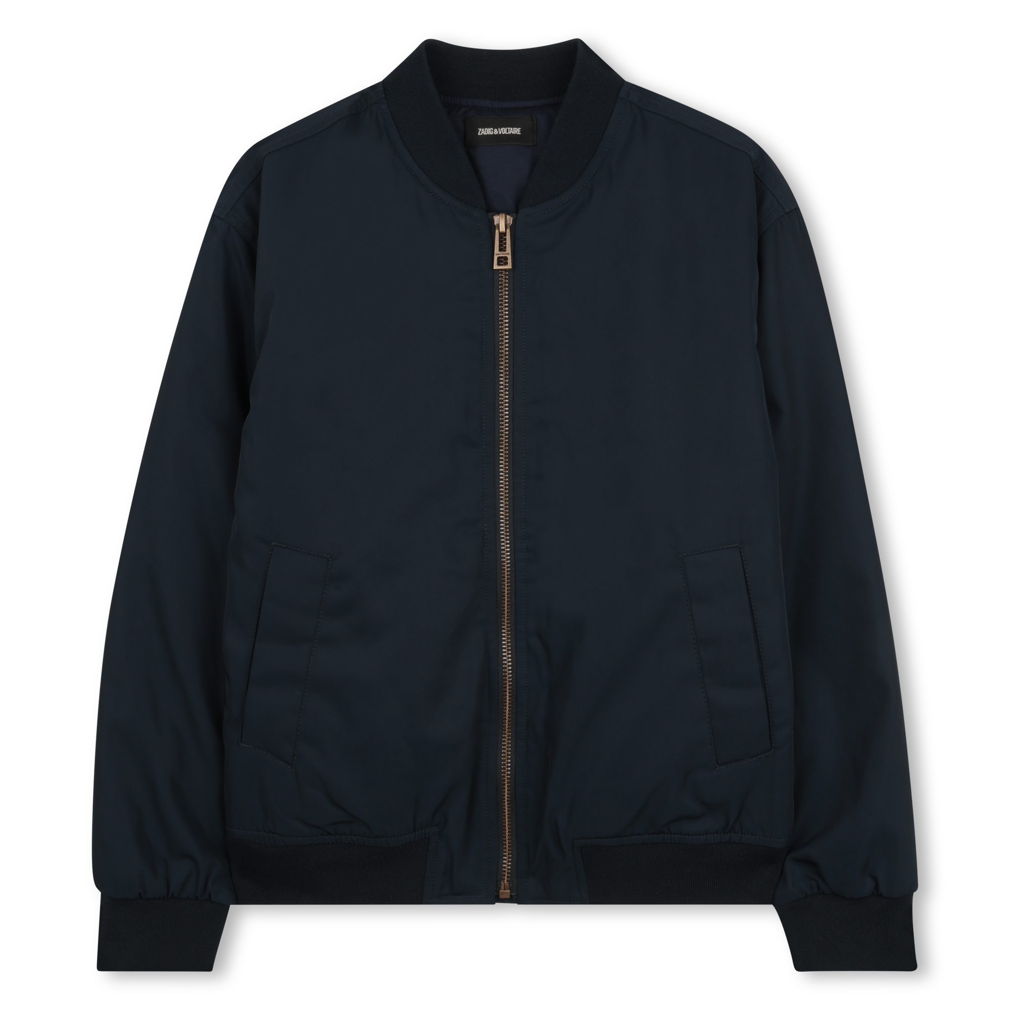 Zadig & Voltaire - Veste Bomber Zippée - Nuit - Garçon - 16 Ans