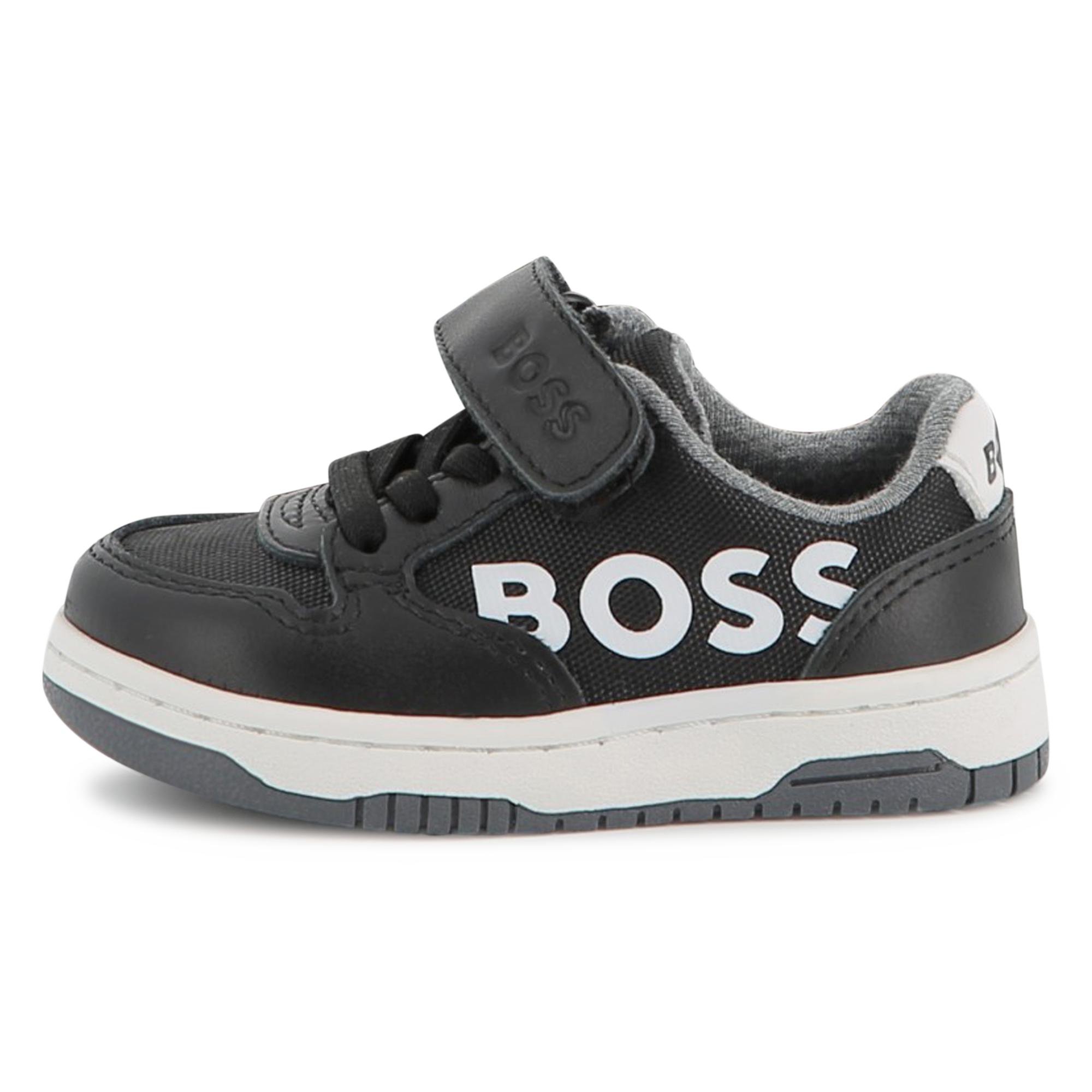 Boss - Baskets Avec Lacets Élastiqués - Black - Garçon - Taille 22