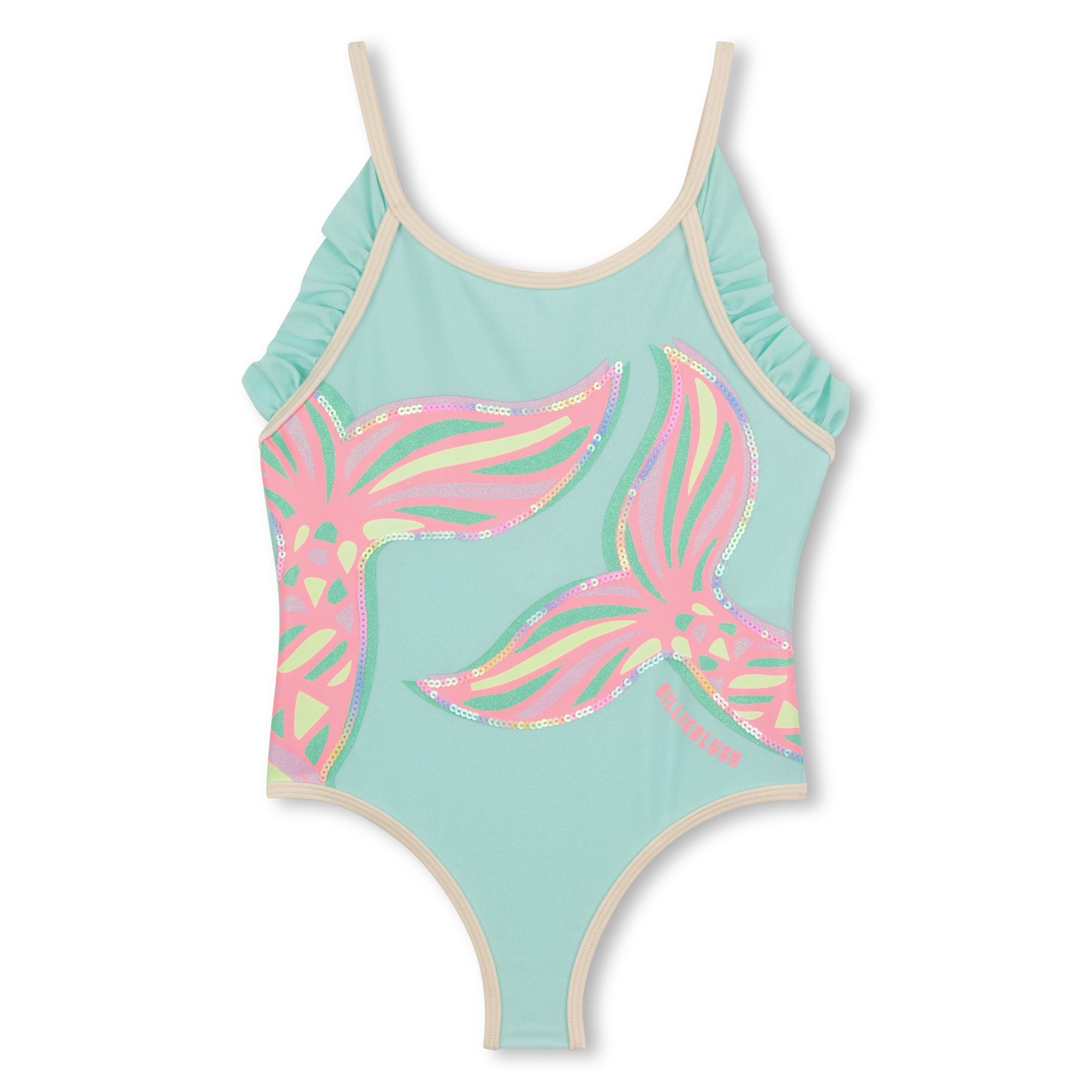 Billieblush - Maillot De Bain 1 Pièce - Lagon - Fille - 5 Ans