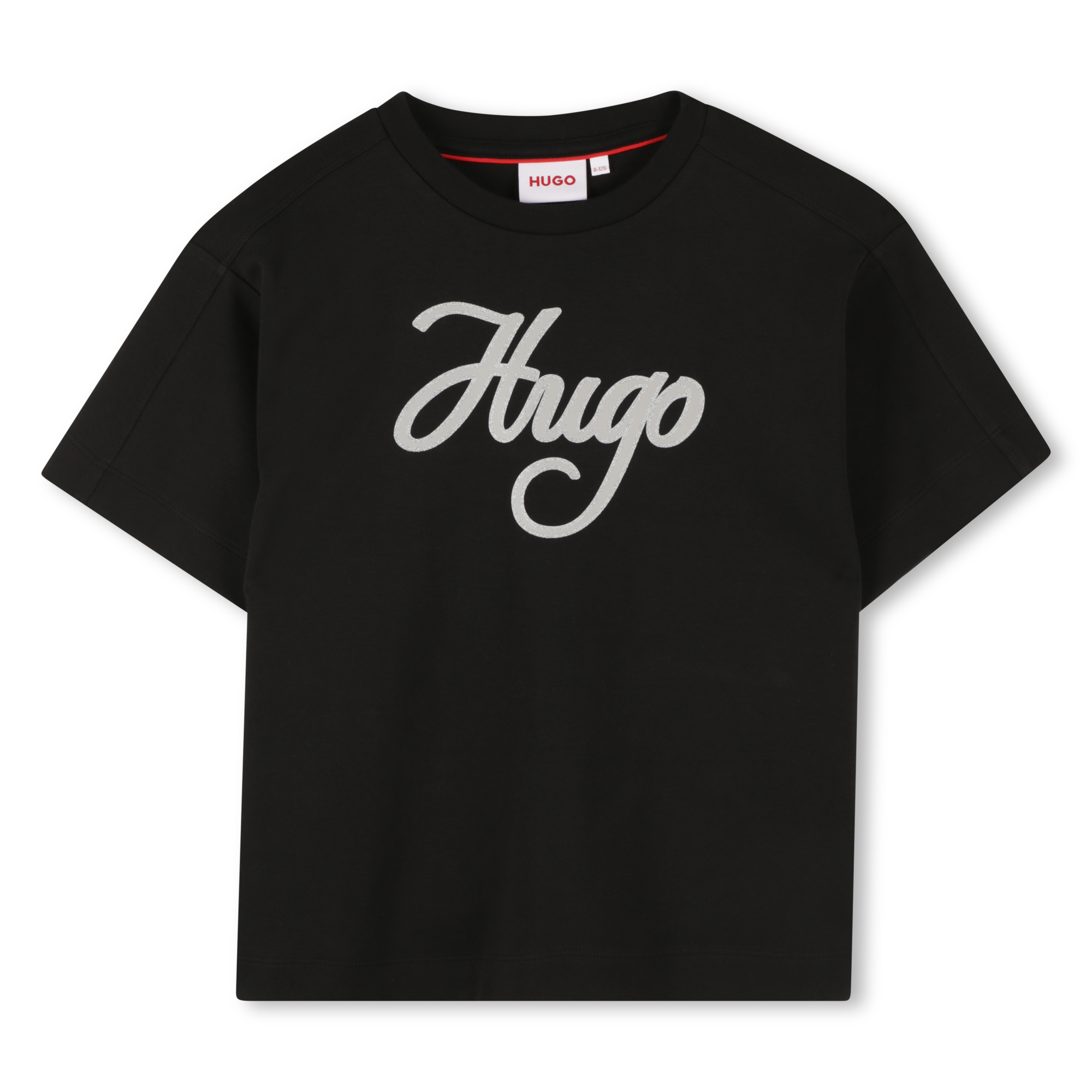 Hugo - T-shirt À Manches Courtes - Black - Fille - 16 Ans