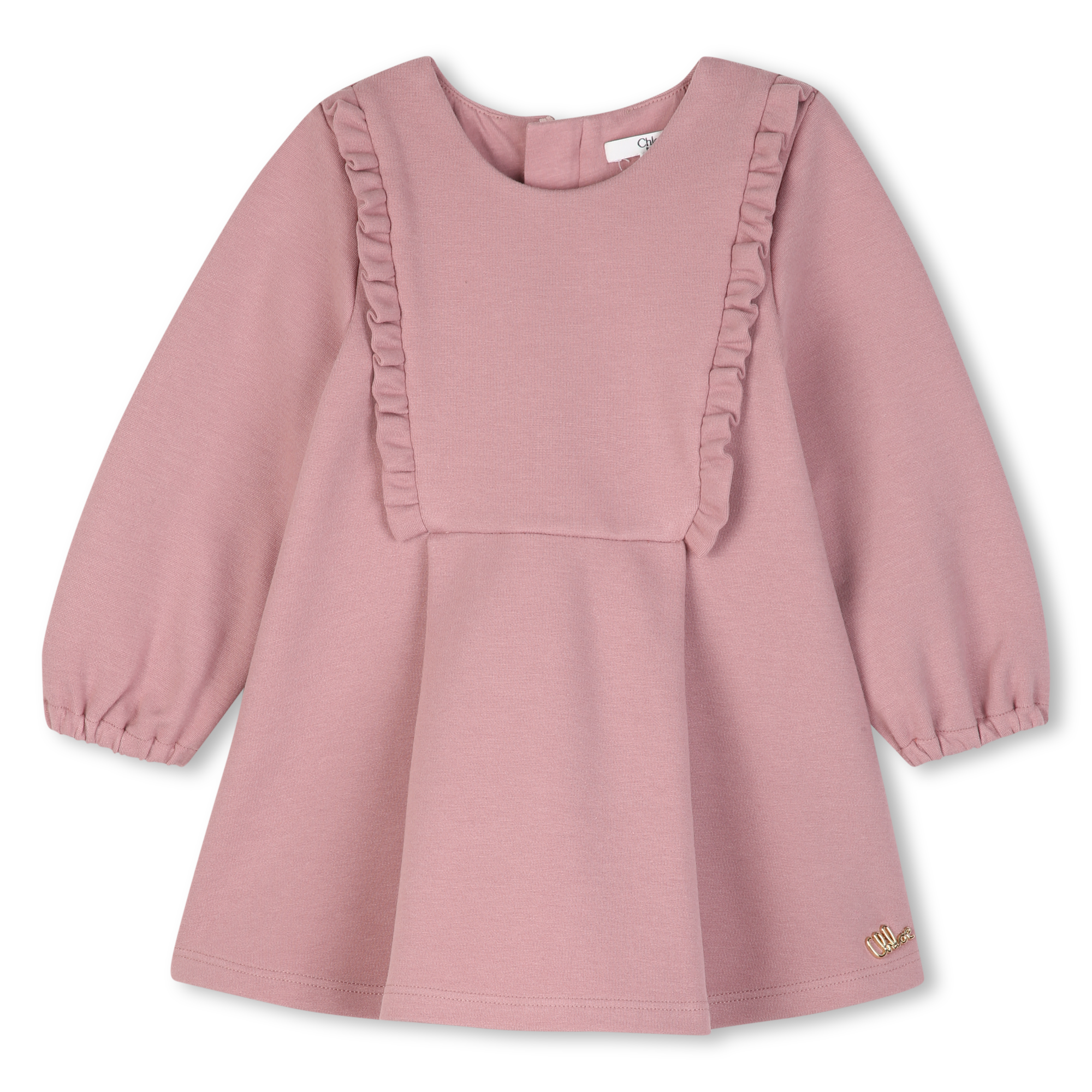 Chloe - Robe Manches Longues - Rose Vintage - Fille - 9 Mois