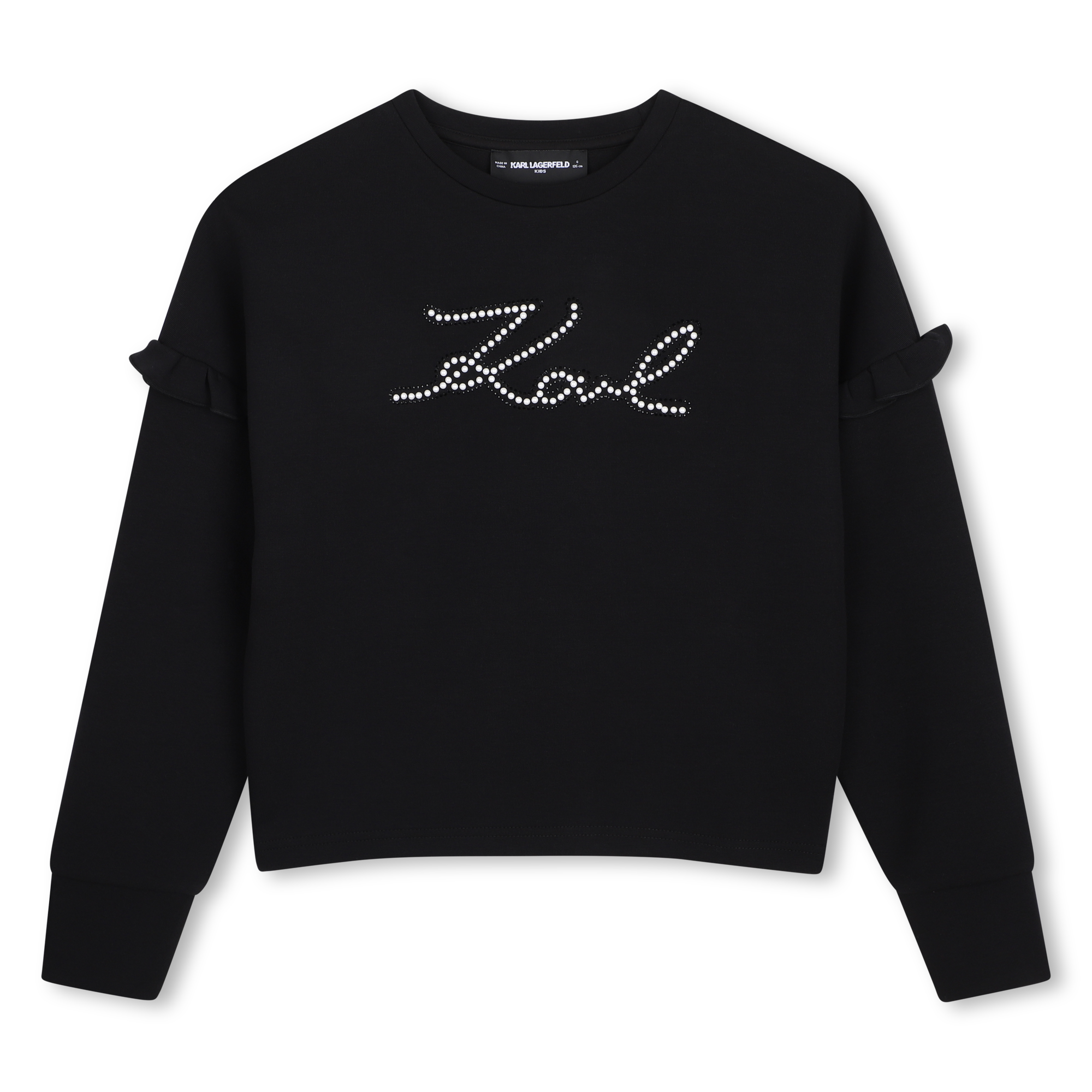 Karl Lagerfeld Kids - Sweat-shirt - Black - Fille - 8 Ans