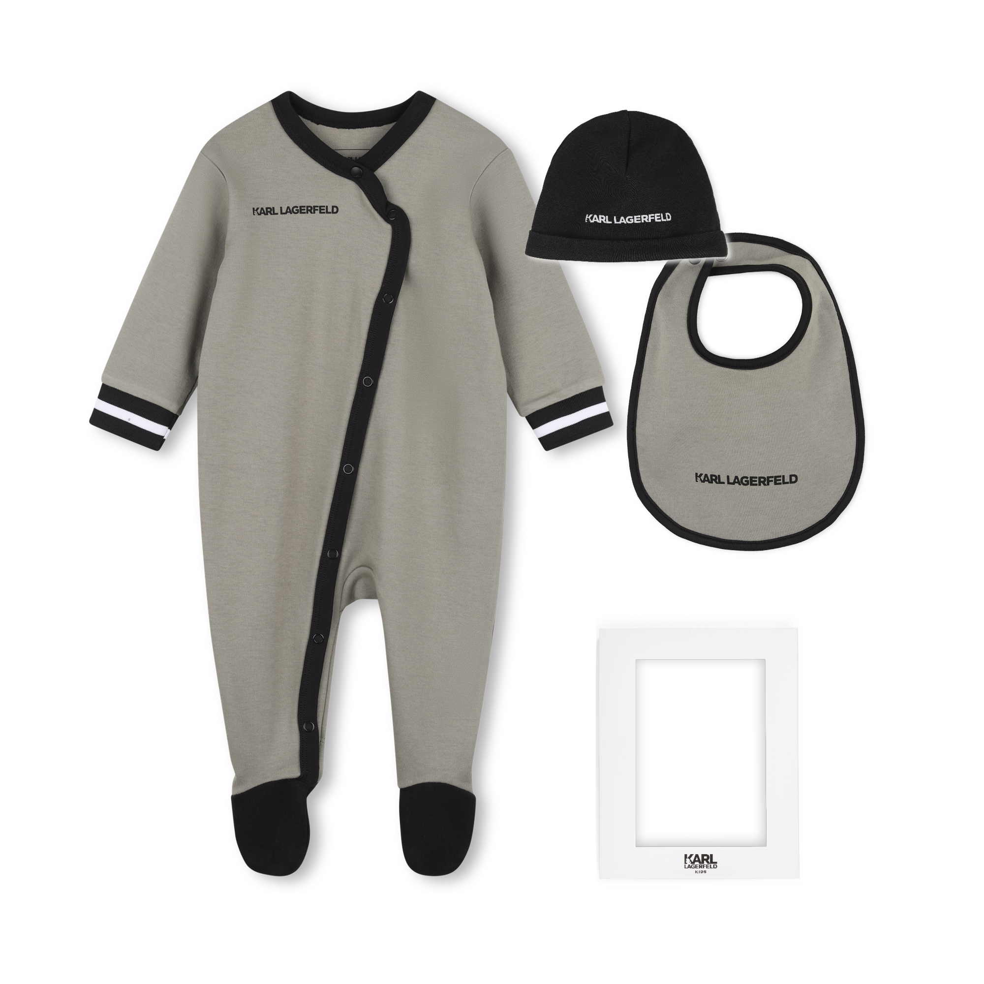 Karl Lagerfeld Kids - Ensemble Pyjama - Kaki Clair - Garçon - 6 Mois