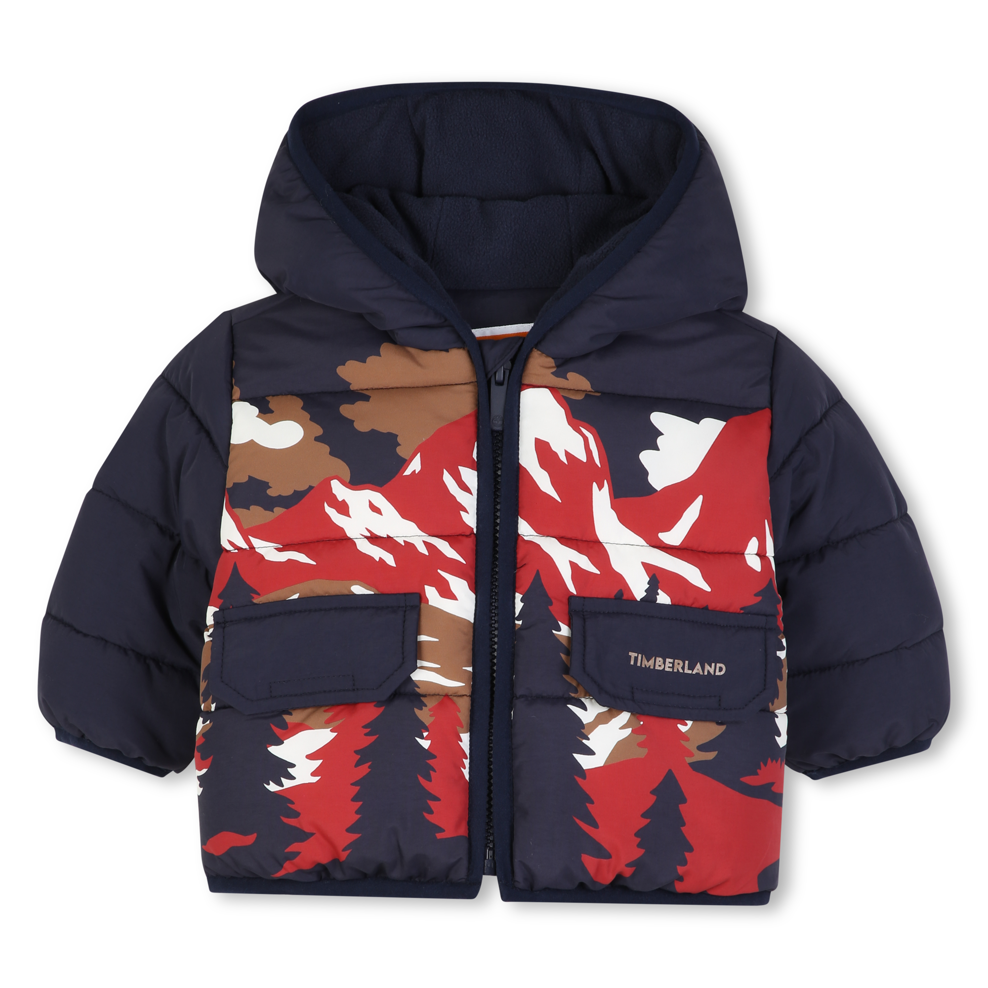Timberland - Doudoune À Capuche - Bleu Cargo - Garçon - 12 Mois Timberland - Doudoune À Capuche - Bleu Cargo - Garçon - 12 Mois