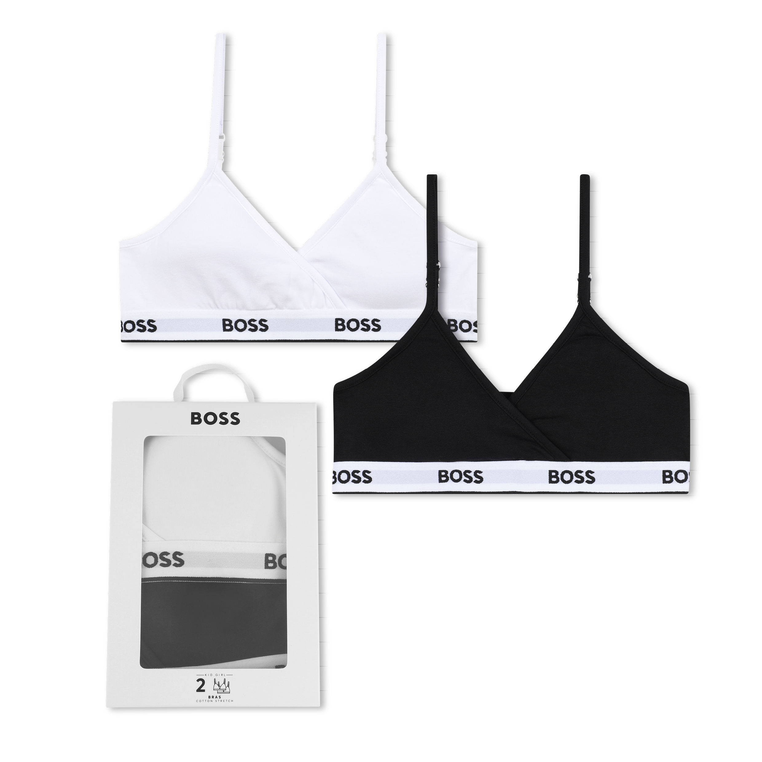 Boss - Lot De Brassières - Black - Fille - 10 Ans