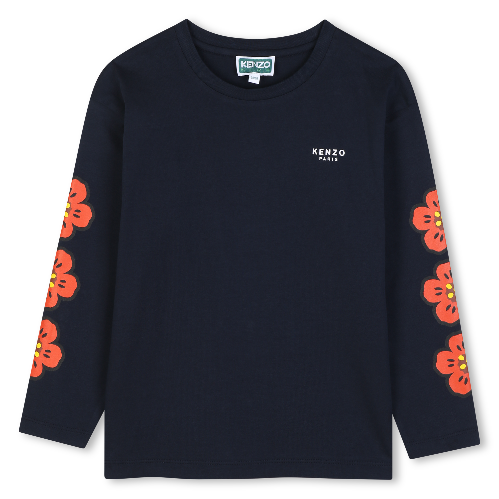 Kenzo Kids - Tee-shirt Manches Longues - Bleu Mistral - Fille - 4 Ans