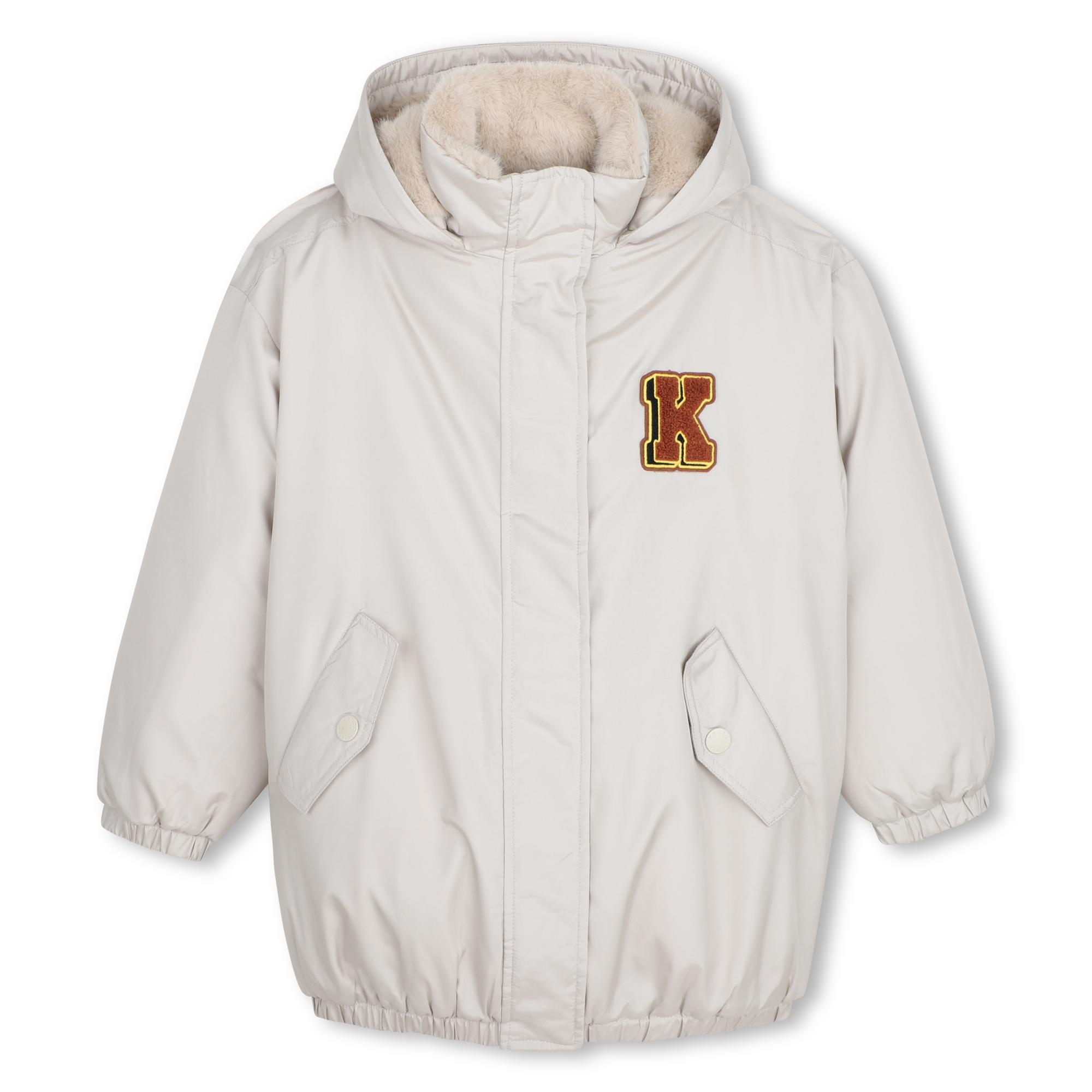 Kenzo Kids - Parka À Capuche - Pale Trench - Fille - 4 Ans Kenzo Kids - Parka À Capuche - Pale Trench - Fille - 4 Ans