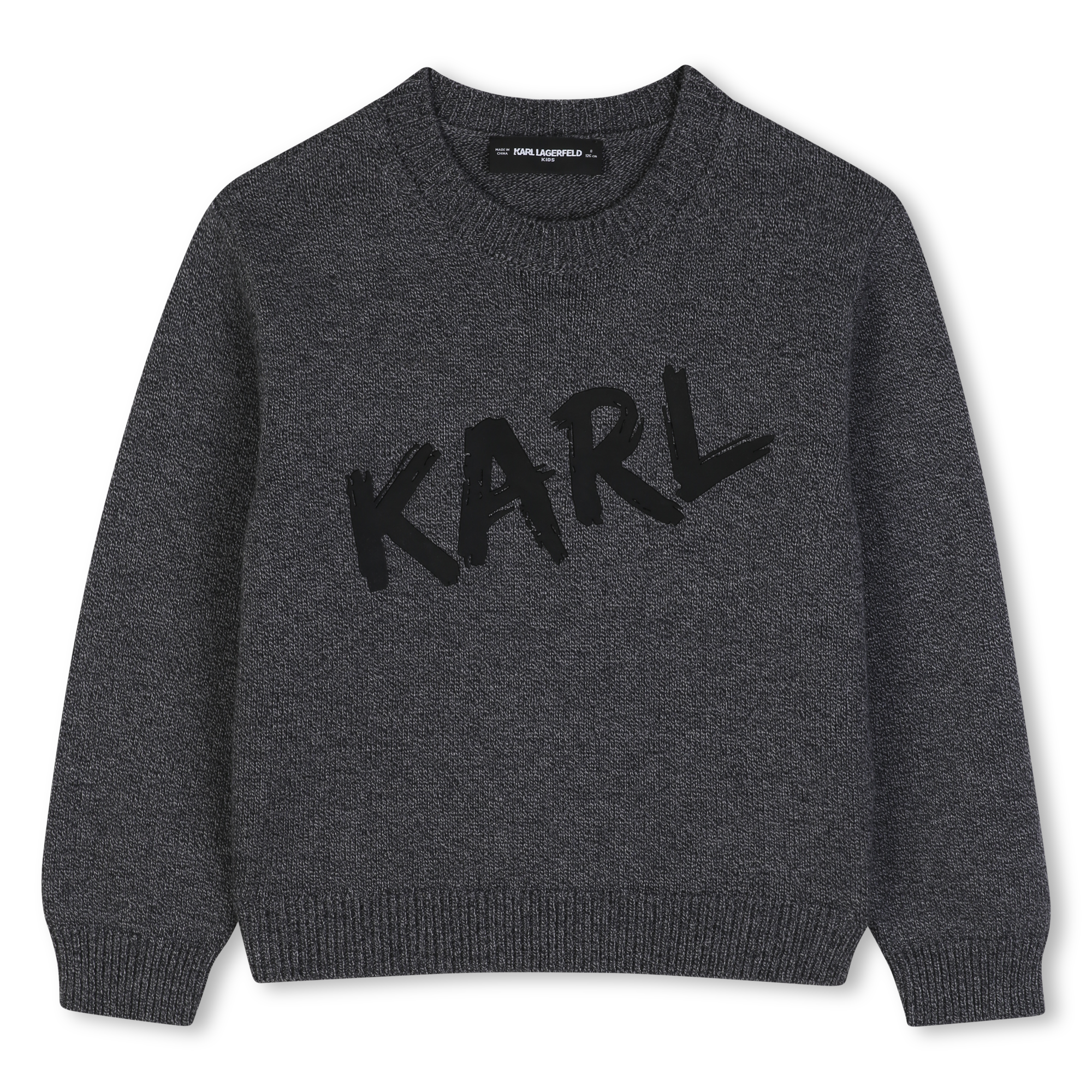 Karl Lagerfeld Kids - Pull - Gris Fonce Chine - Garçon - 12 Ans Karl Lagerfeld Kids - Pull - Gris Fonce Chine - Garçon - 12 Ans