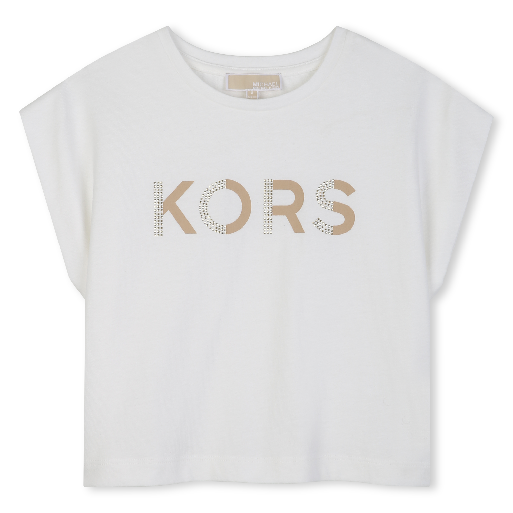 Michael Kors - Tee-shirt Manches Courtes - Offwhite - Fille - 8 Ans