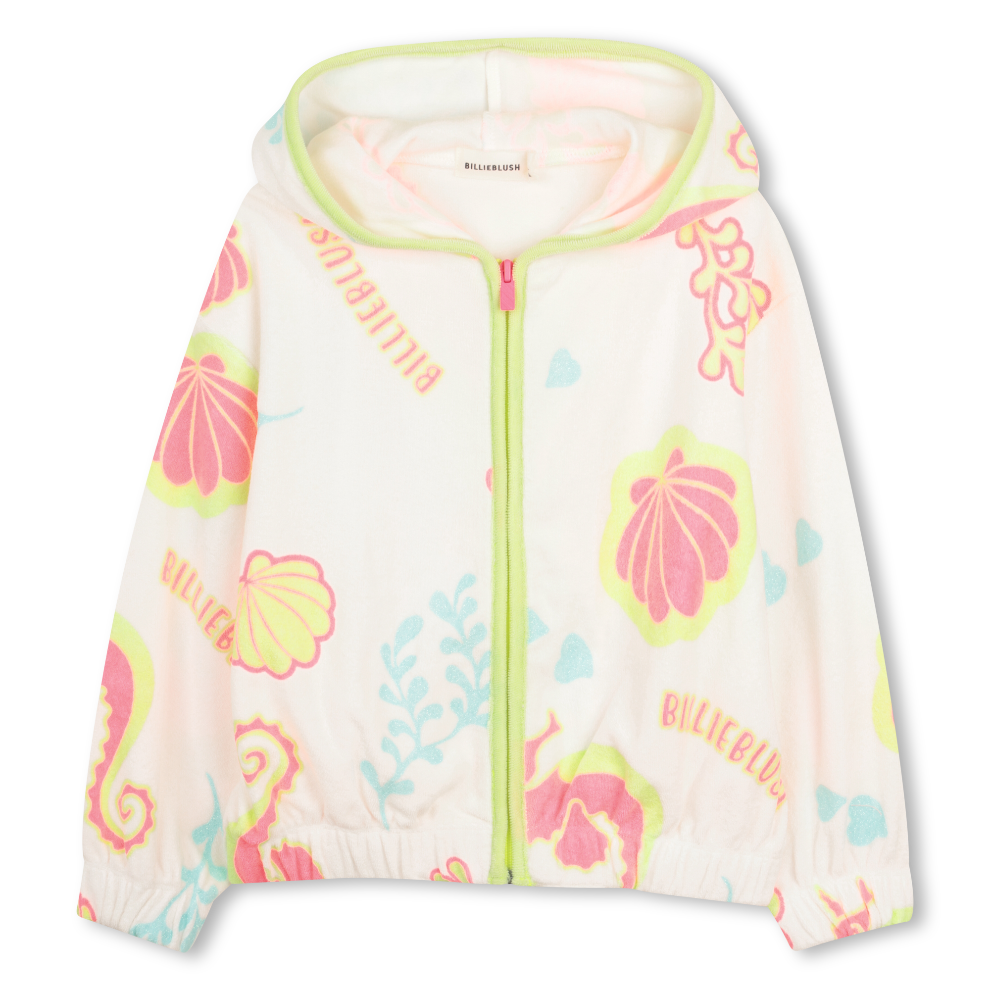 Billieblush - Sweat Zippé À Capuche - Craie - Fille - 8 Ans Billieblush - Sweat Zippé À Capuche - Craie - Fille - 8 Ans