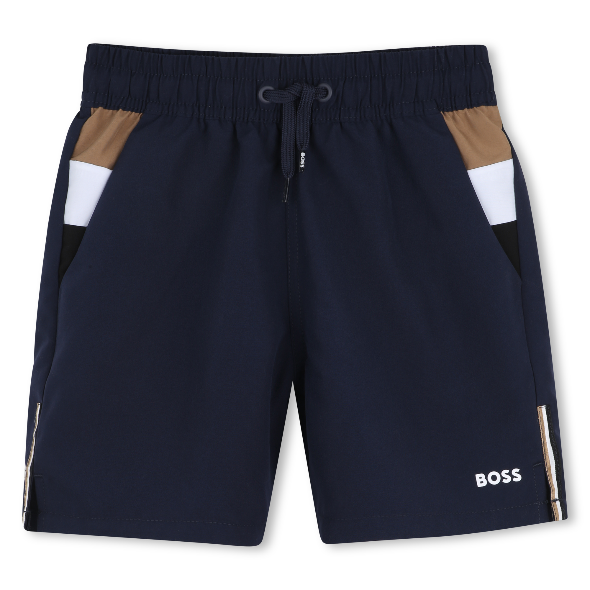 Boss - Short De Bain - Bleu Cargo - Garçon - 16 Ans